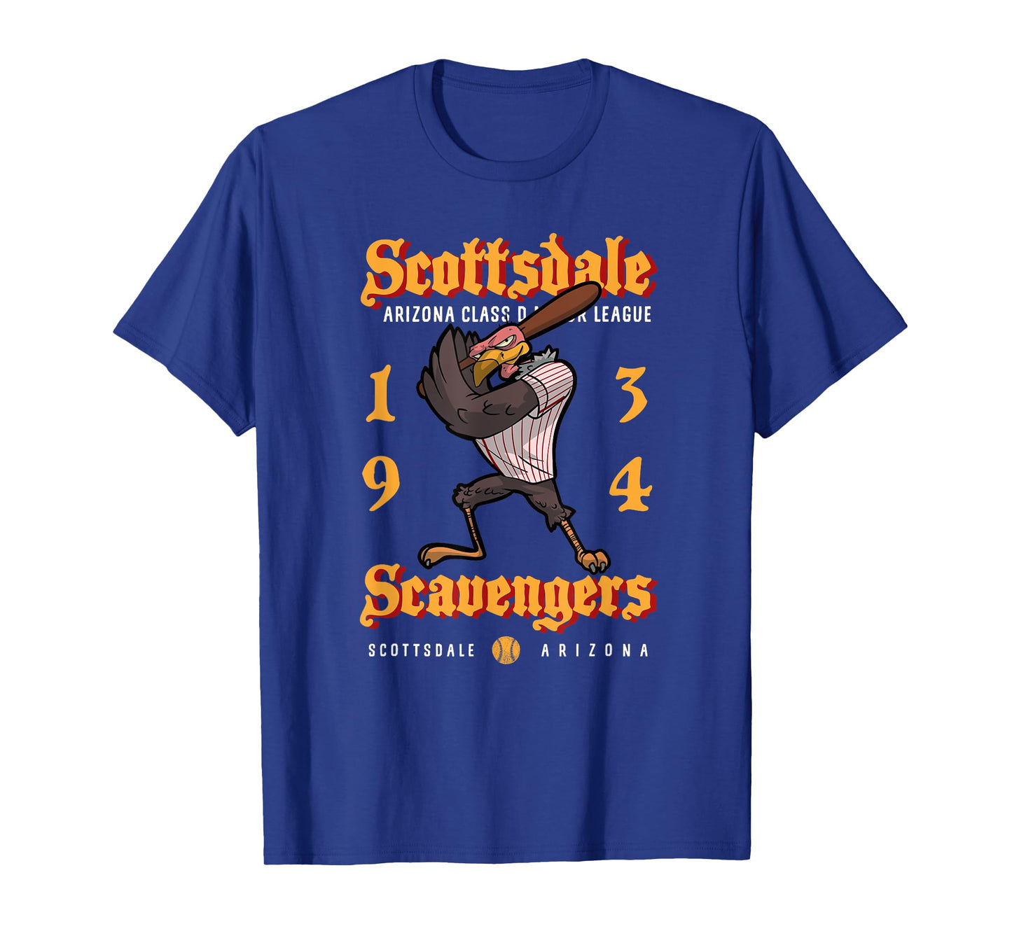 Scottsdale Scavengers Minor League Retro Baseball Team T-Shirt