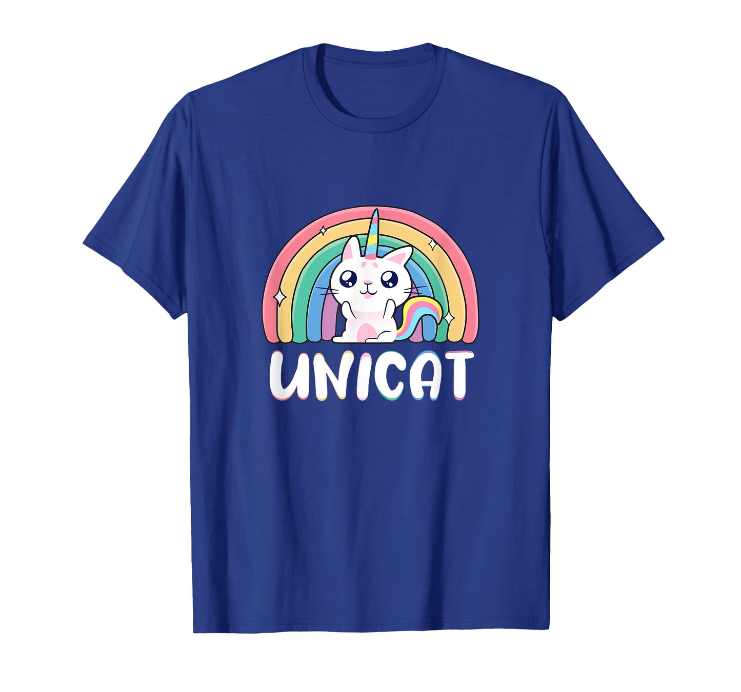 Unicat Kawaii Cat Unicorn, Rainbow Unicorn Cat T-Shirt