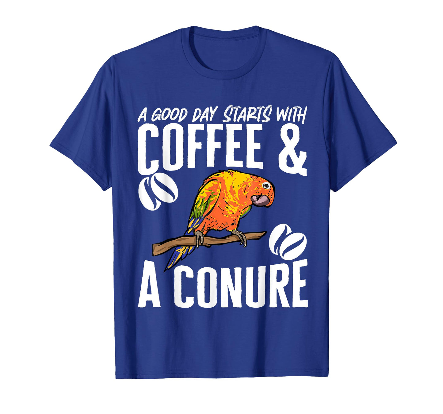 Sun Conure Coffee Parrot Bird Conure T-Shirt