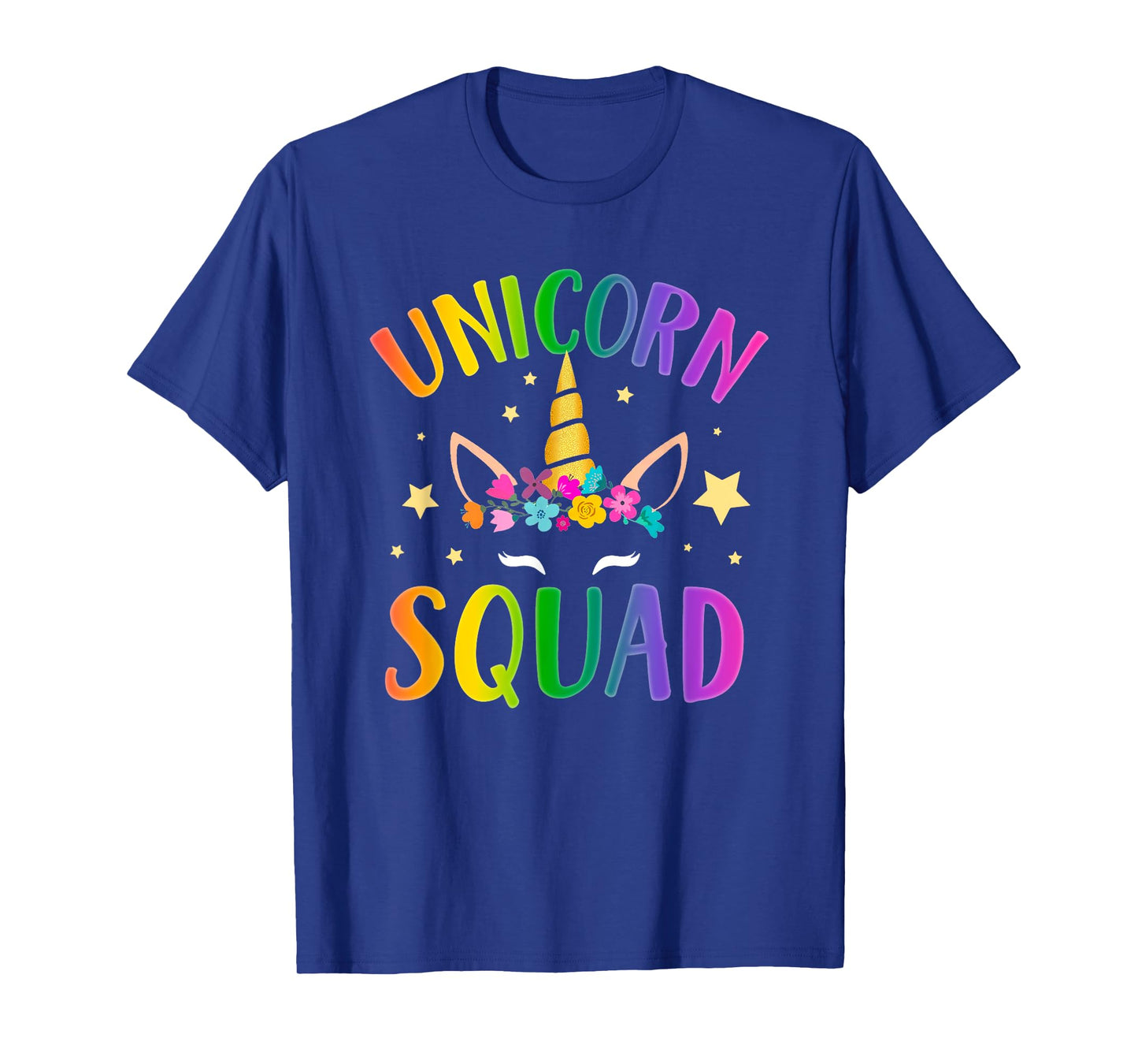Unicorn Squad Costume Cute Unicorn Lover Gifts Girls Women T-Shirt