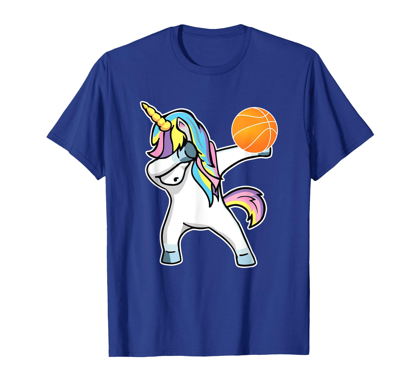 Dabbing Unicorn Basketball Shirt Funny Girl Unicorn Tee T-Shirt