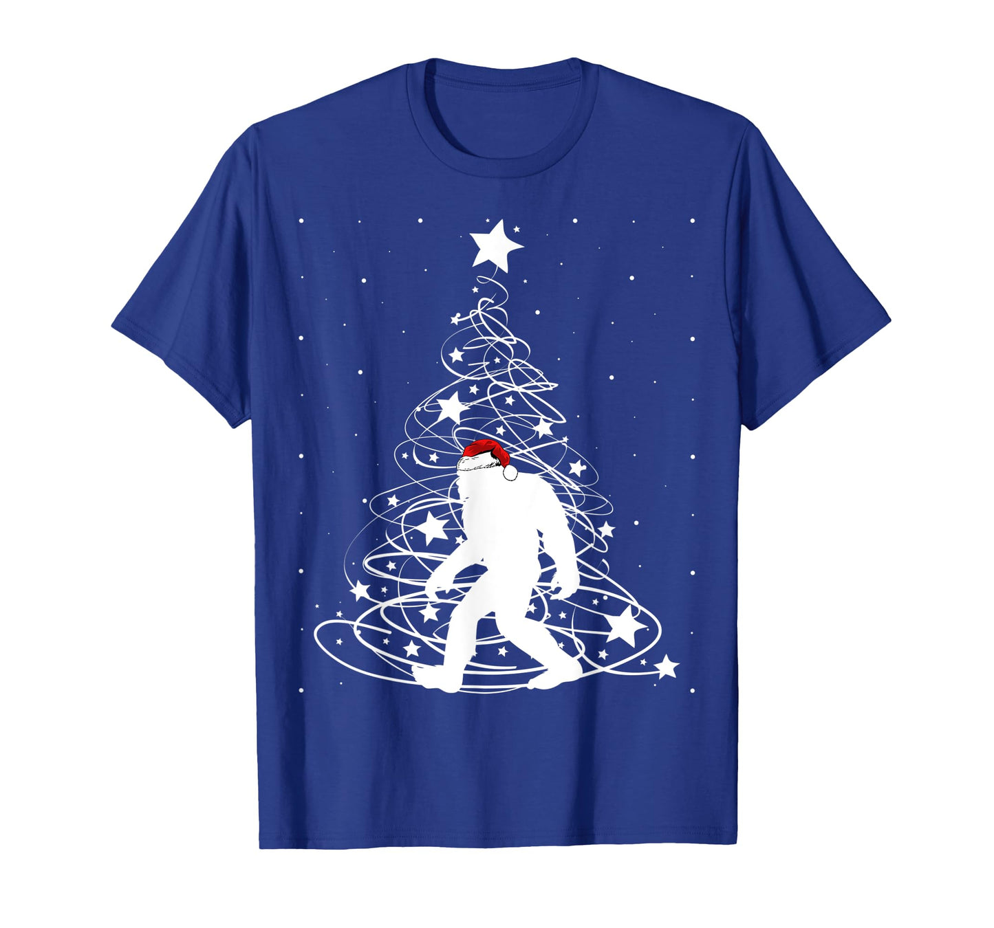Bigfoot Santa Christmas Shirts for Boys Kids Girls Xmas Gift T-Shirt