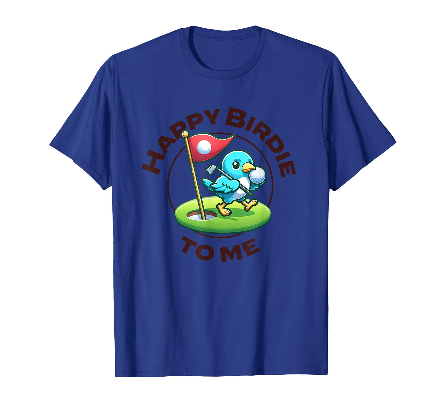 Funny Golf Birthday Happy Birdie Golfer Kids Boys Men T-Shirt