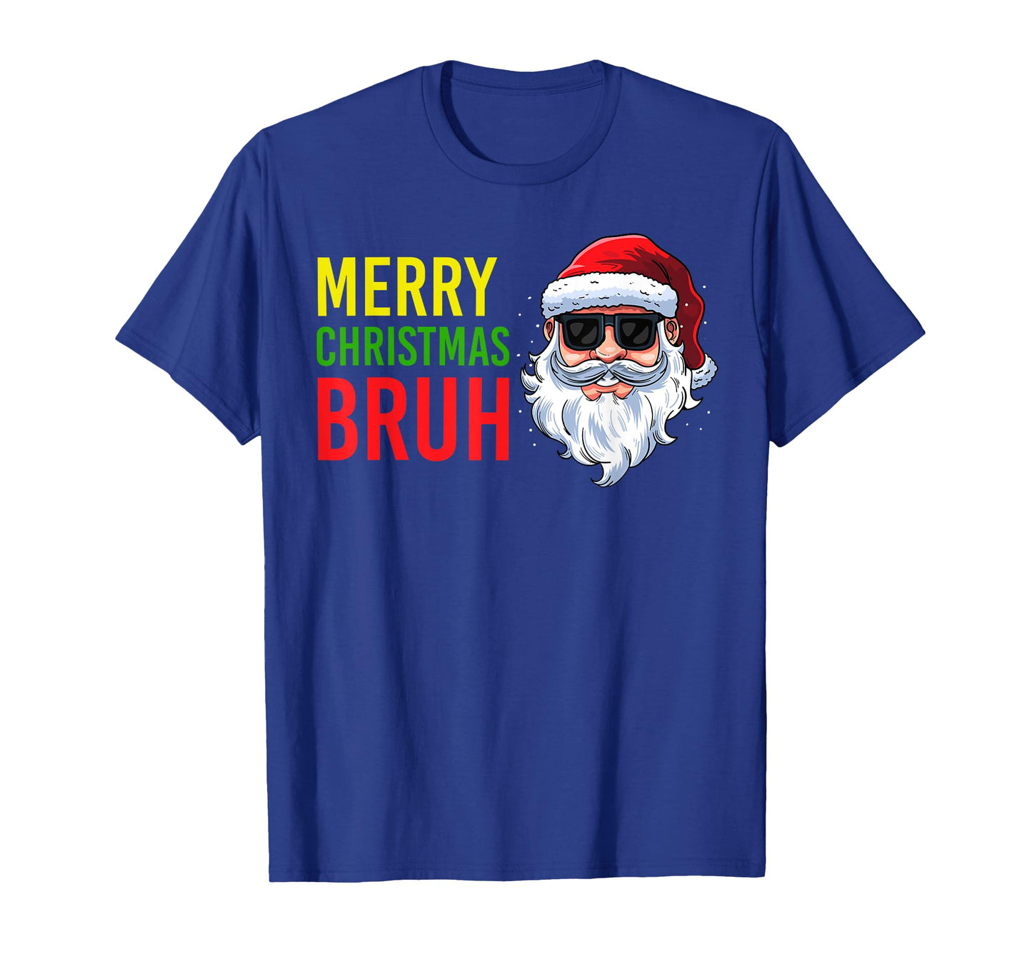 Merry Christmas Bruh Meme Funny Saying for Brother Boys Men T-Shirt