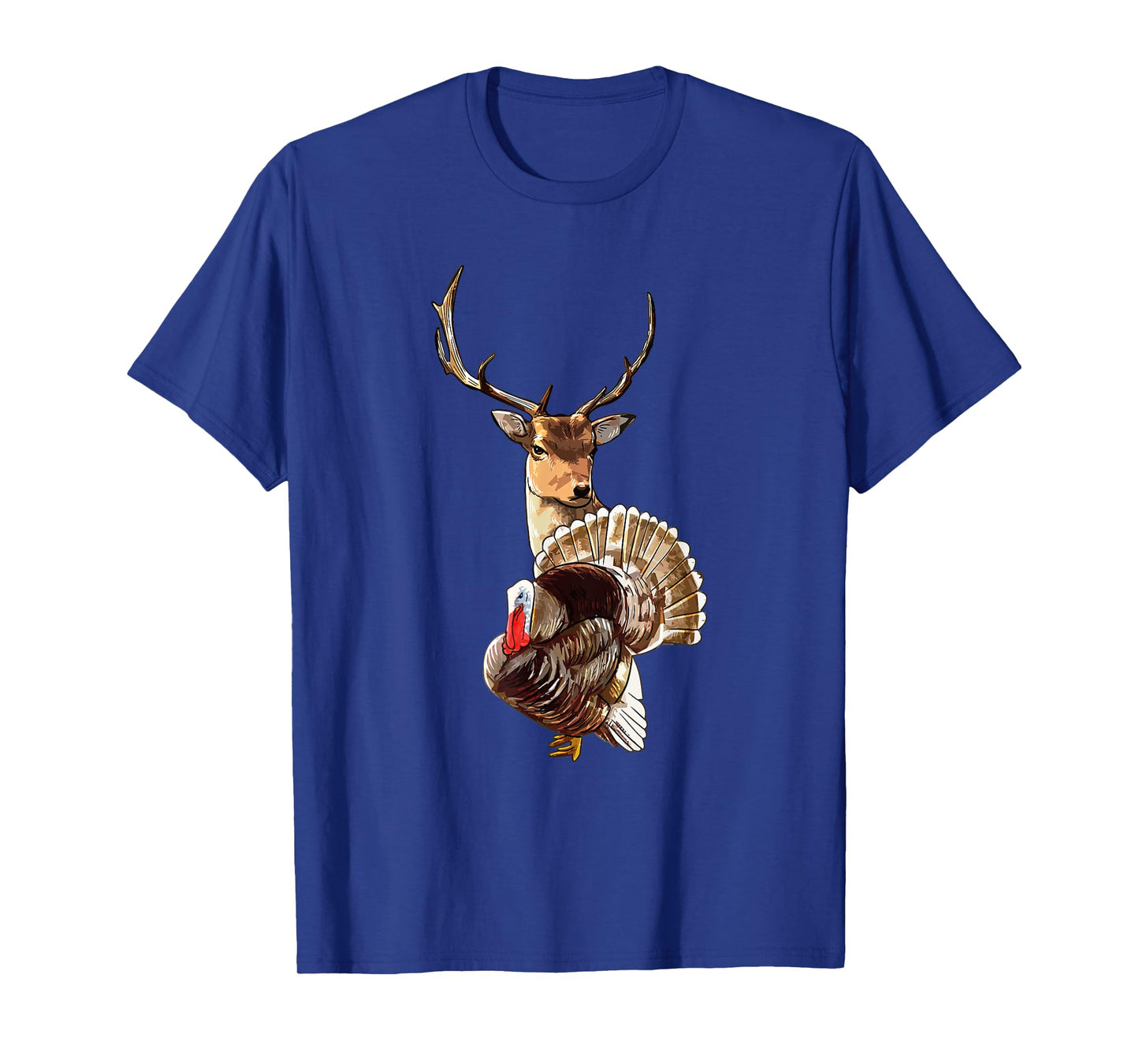 Deer And Turkey Cool Hunt Hobby Hunting Wildlife Hunter Gift T-Shirt