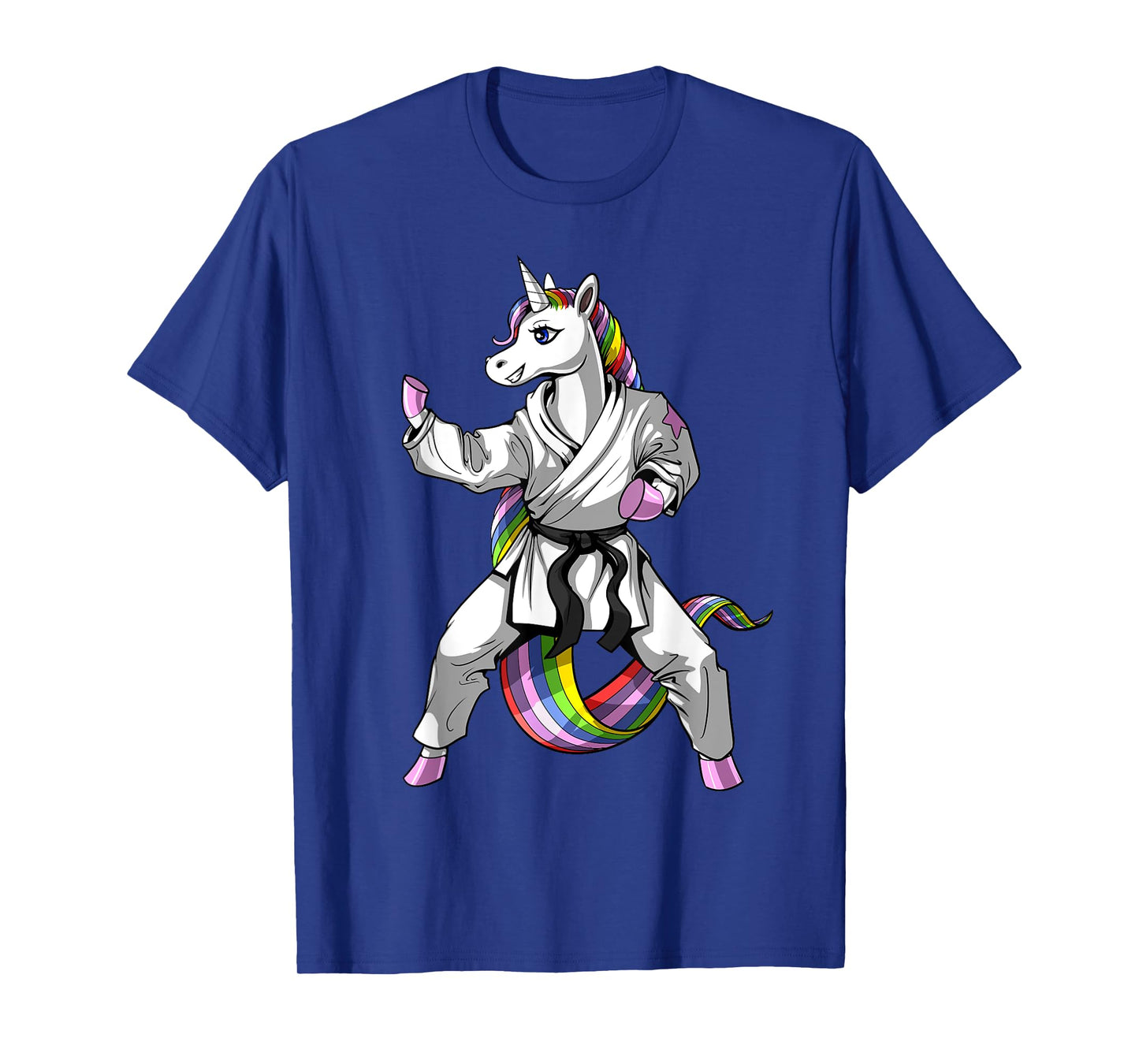 Unicorn Ninja Karate Martial Art Kickboxing Taekwondo Girls T-Shirt