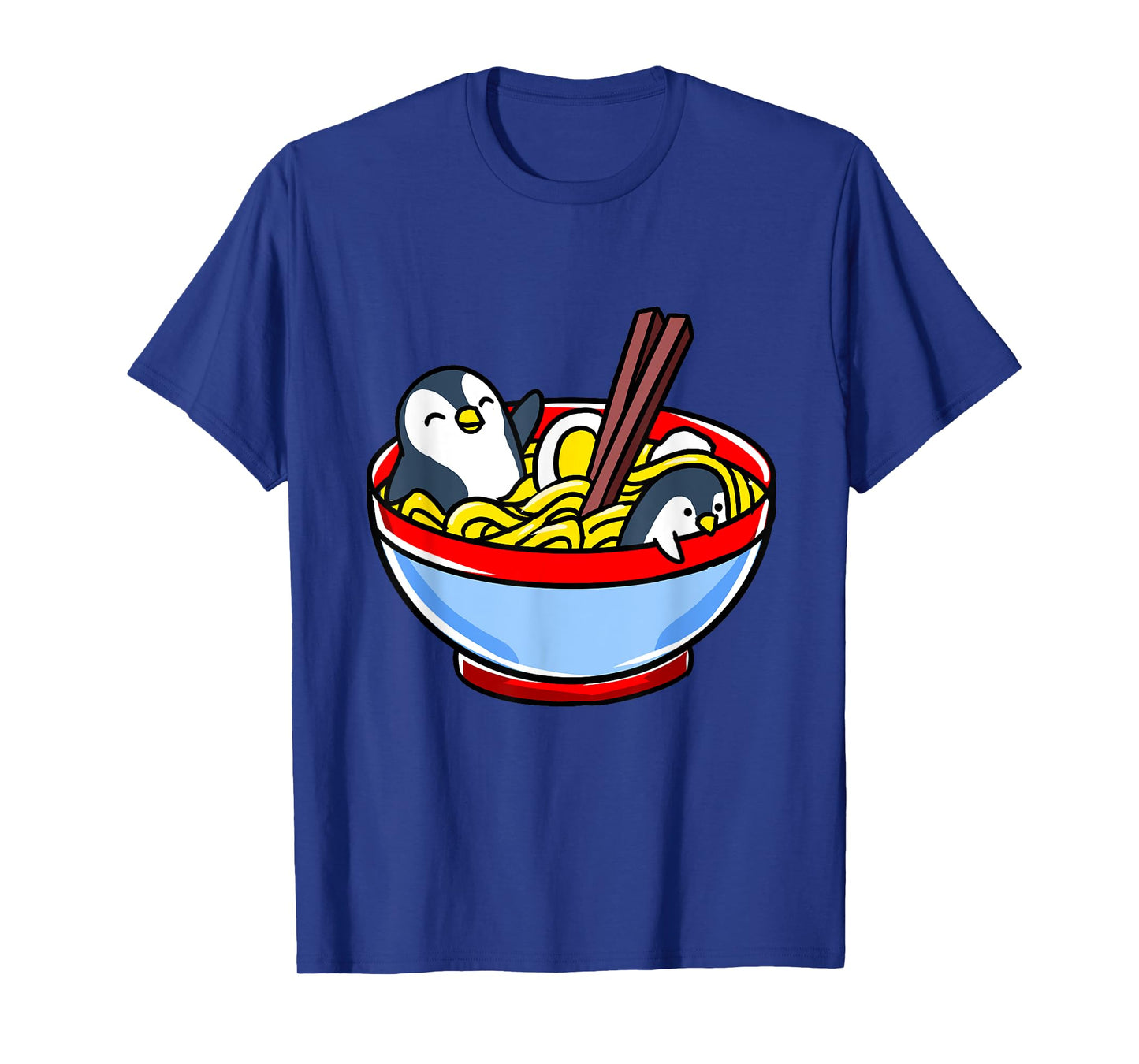 Kawaii Penguin Ramen Noodle T-Shirt