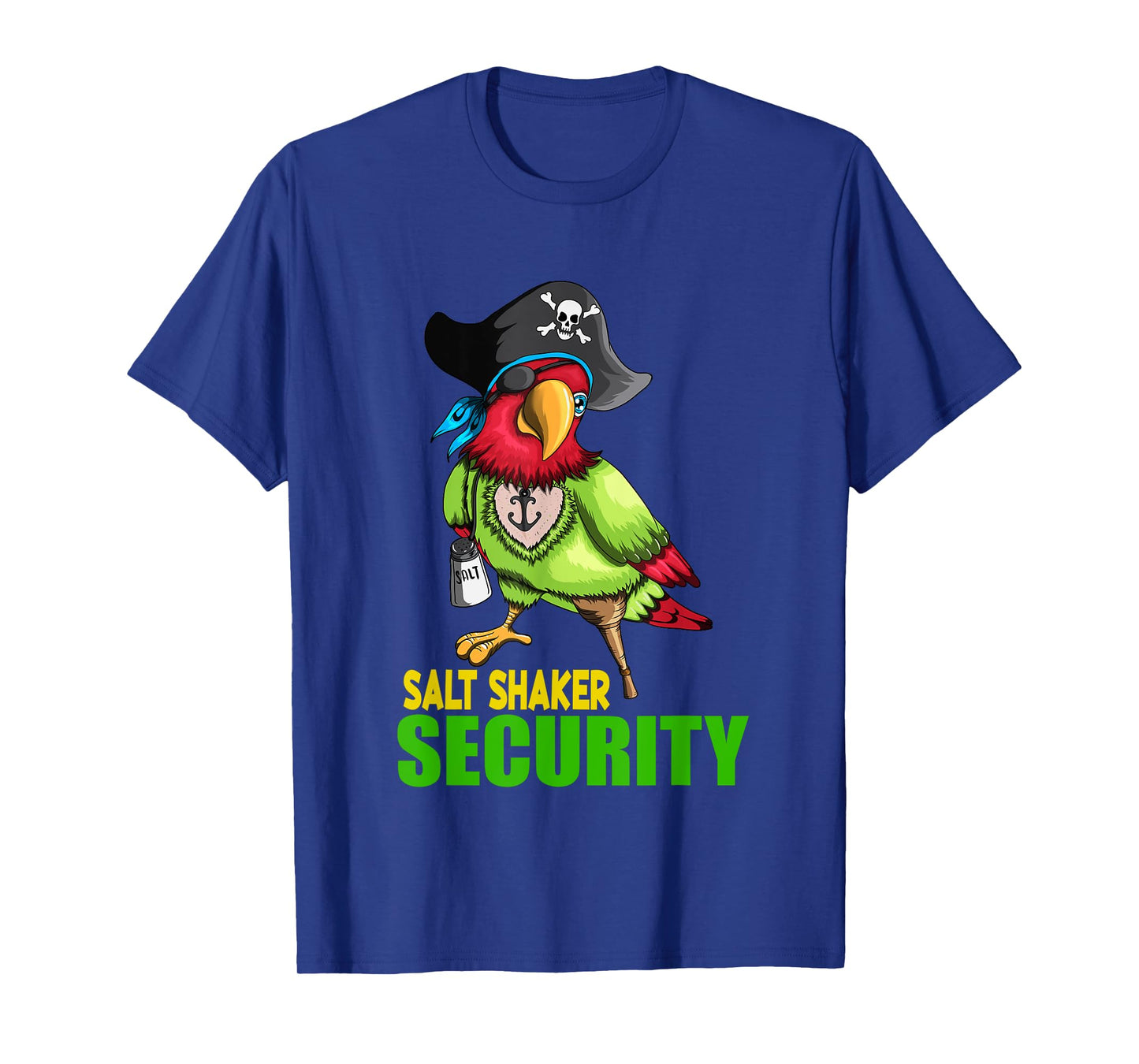 Funny Salt Shaker Parrot Pirate Pirate Hat Salt Eyelap T-Shirt
