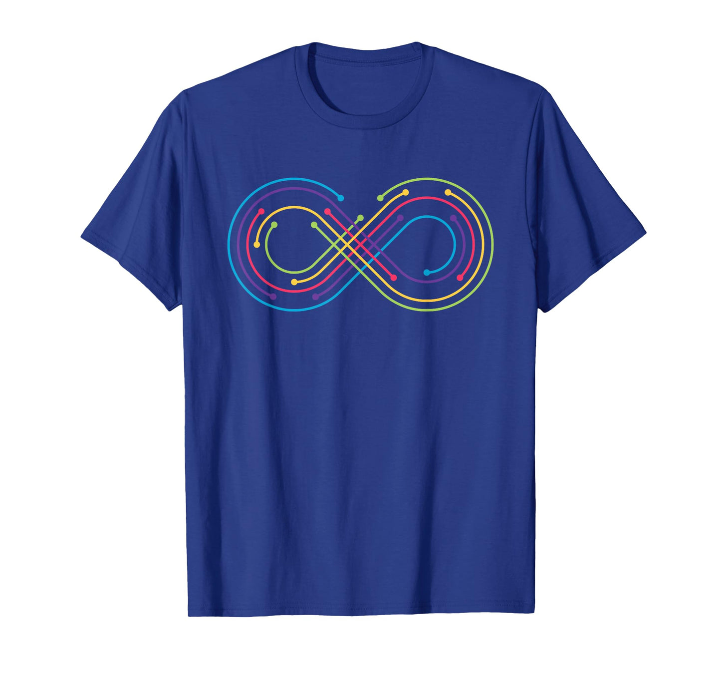 Rainbow Infinity Symbol Pride Autism Awareness Neurodiverse T-Shirt
