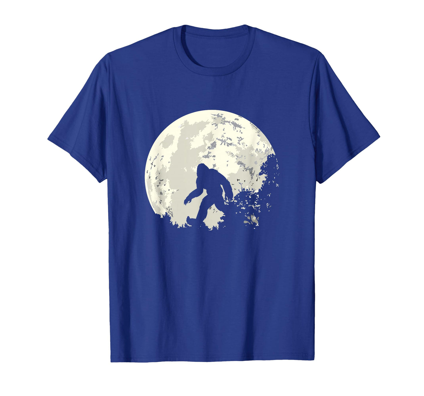 Bigfoot Moon Sasquatch T Shirt - I Believe in Bigfoot Tee T-Shirt
