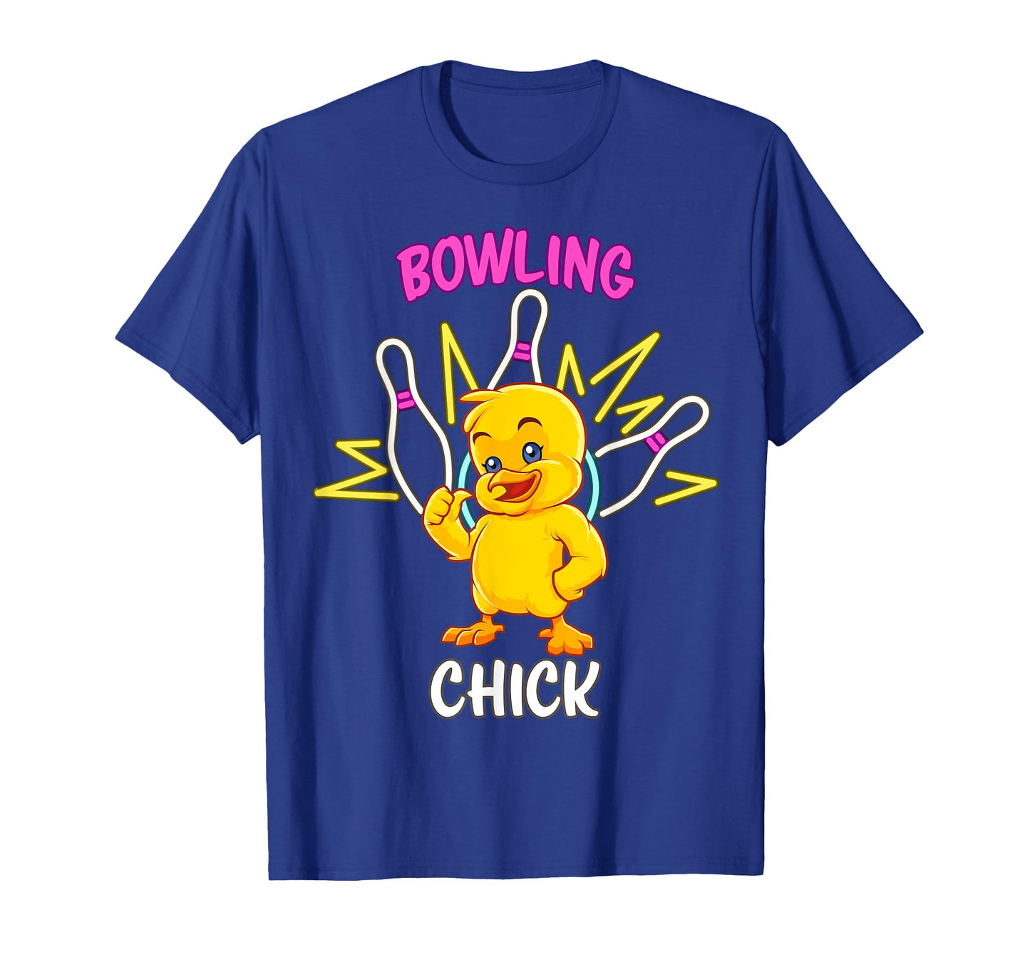 Bowling Chick Funny Chicken Sports Athlete T-Shirt