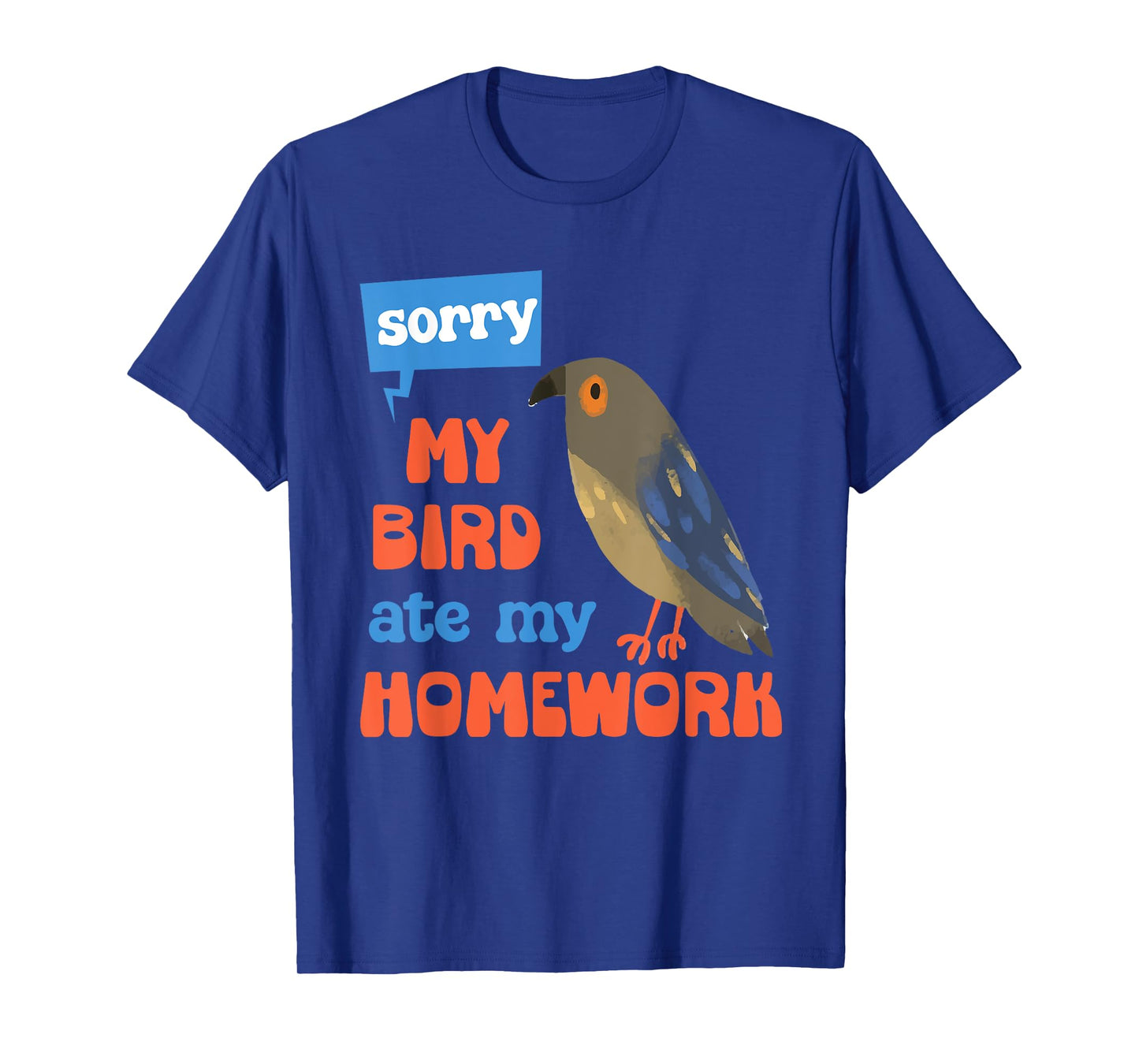 My Bird Ate My Homework School Kawaii Cute Pet Boys Girls T-Shirt