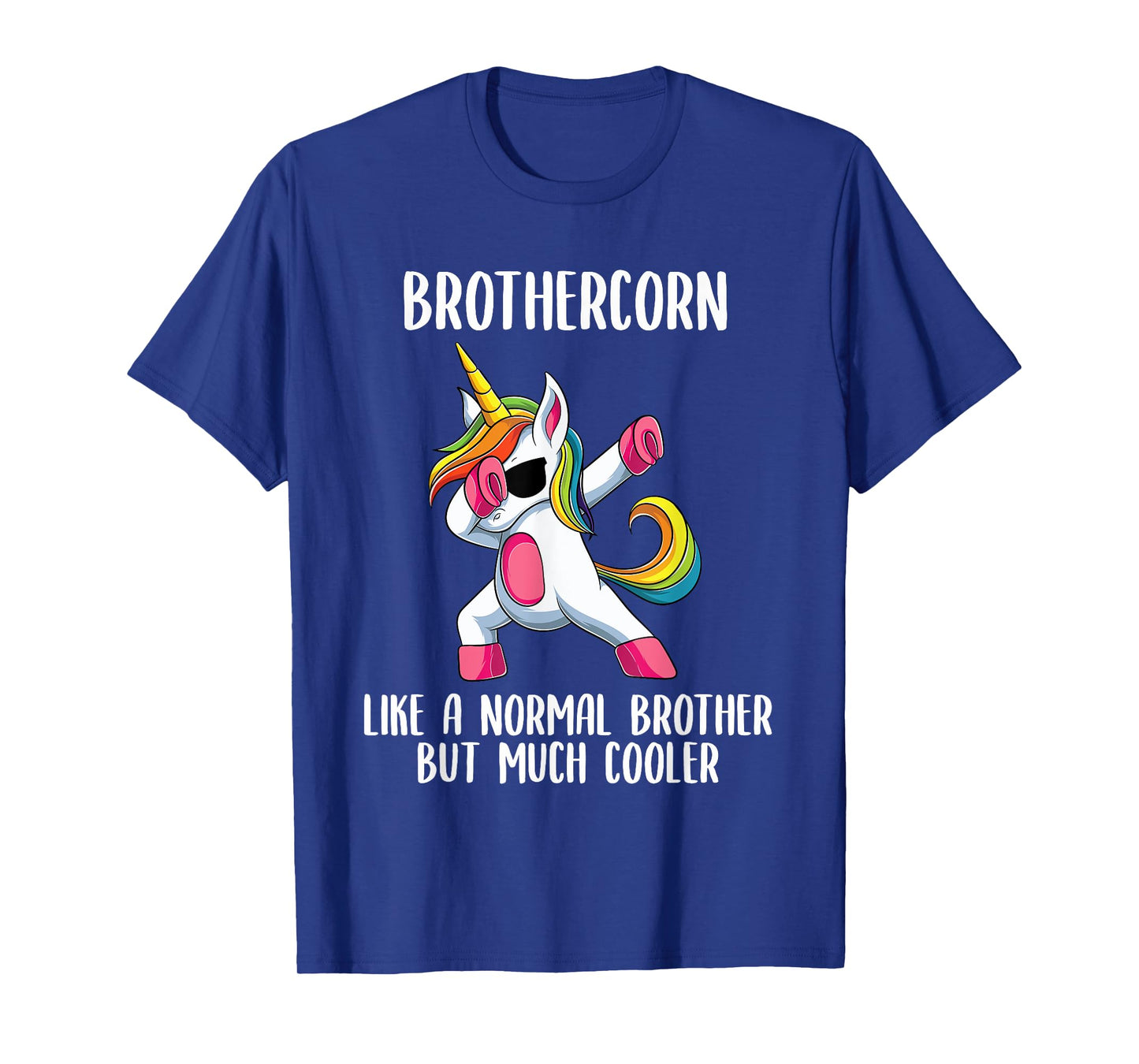 Unicorn Brother Girl Birthday Party Apparel BrotherCorn Cute T-Shirt