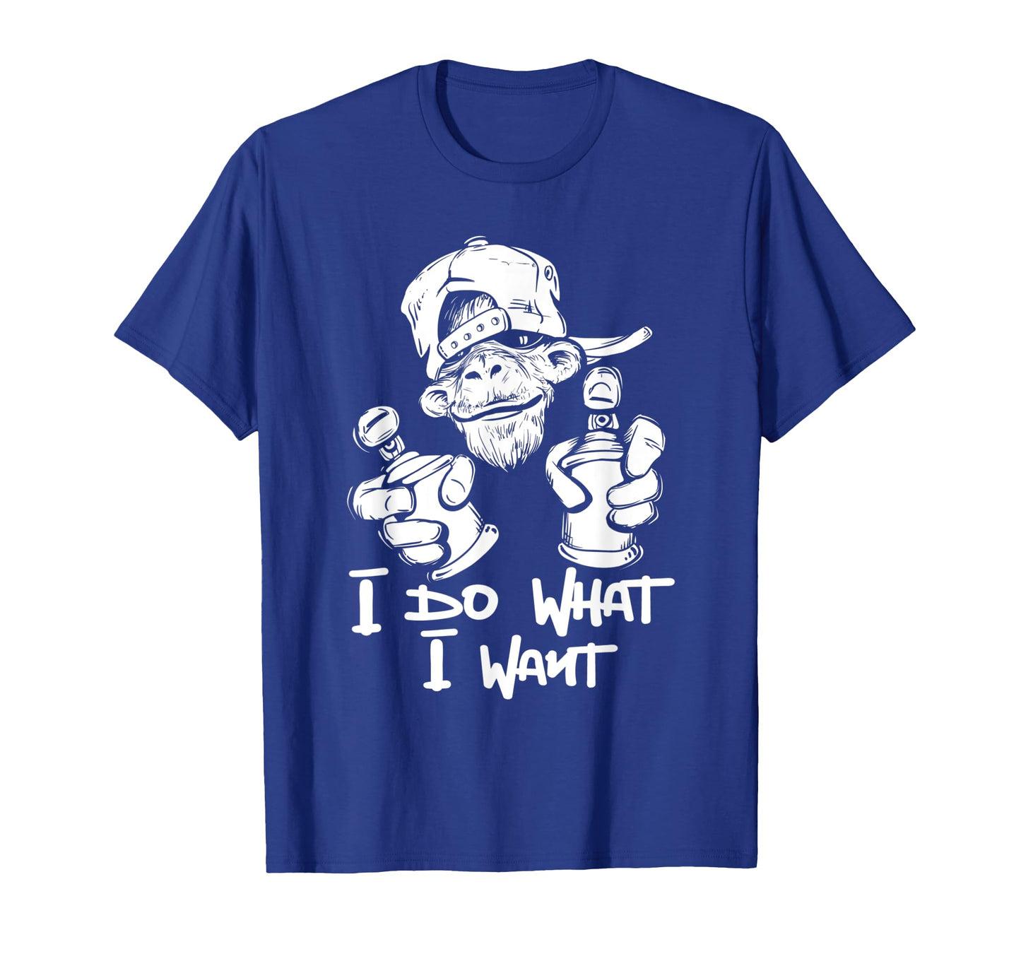 I Do What I Want - Monkey Primate Lover Jungle Safari Animal T-Shirt