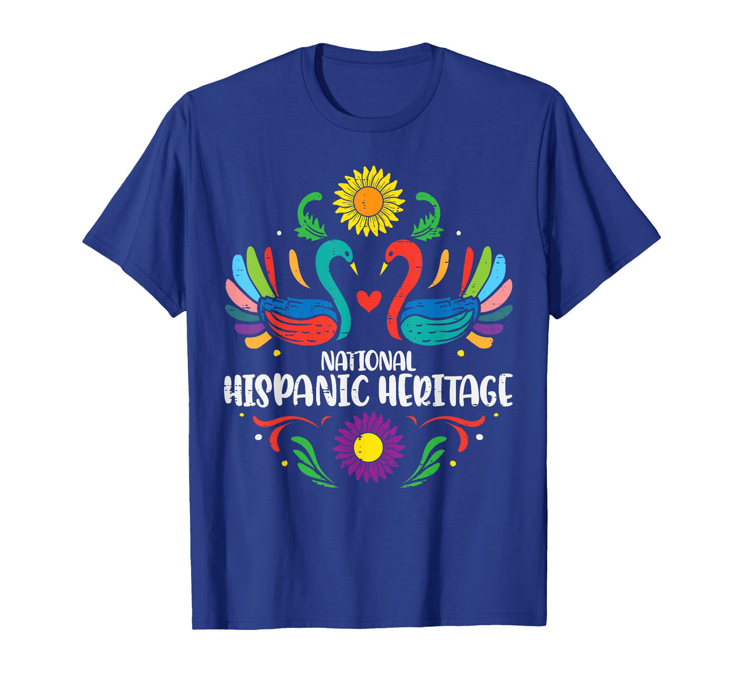 National Hispanic Heritage Month Otomi Birds Women Girls Kid T-Shirt