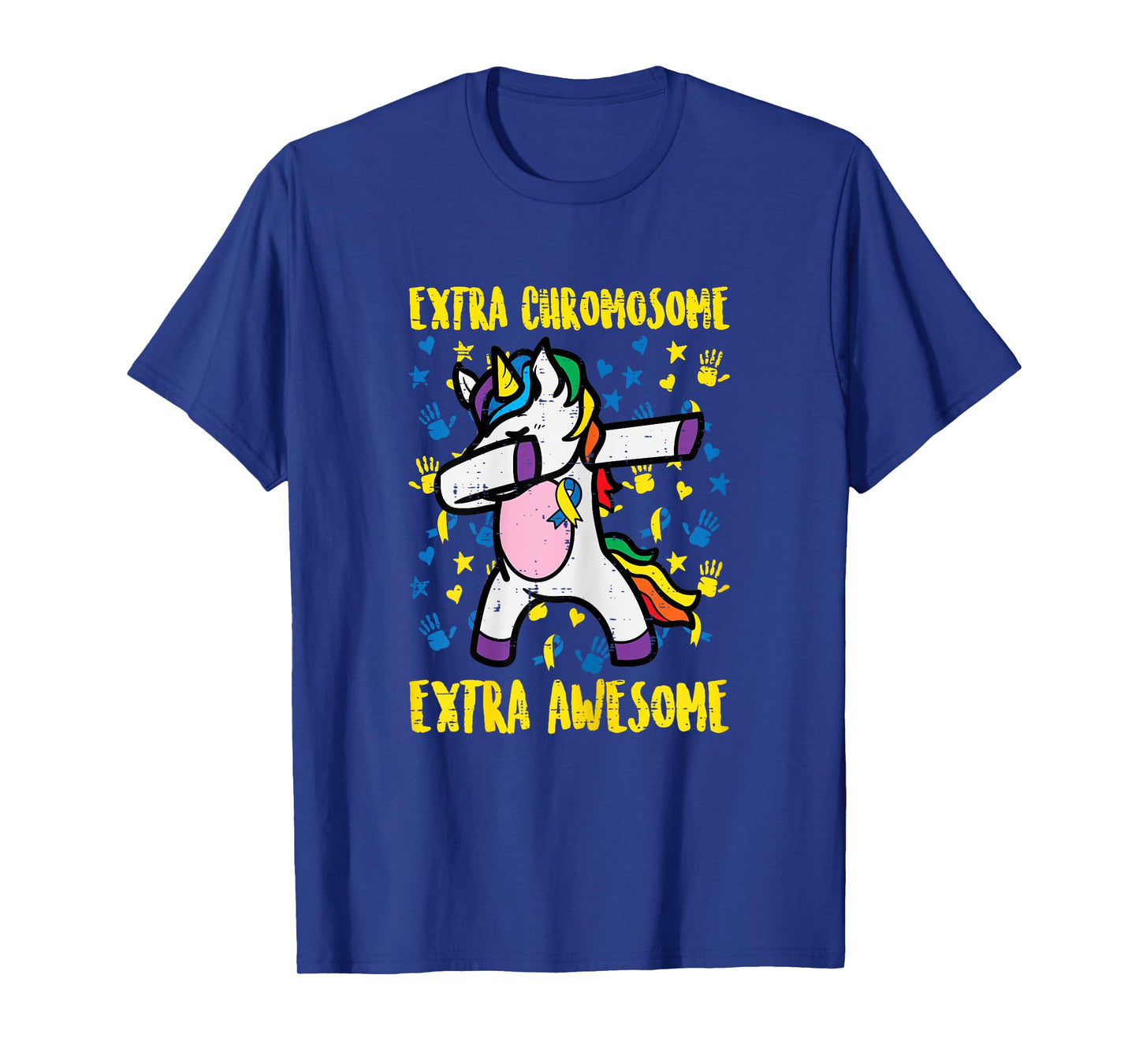 Down Syndrome Unicorn Extra Chromosome Awareness Girls Kids T-Shirt
