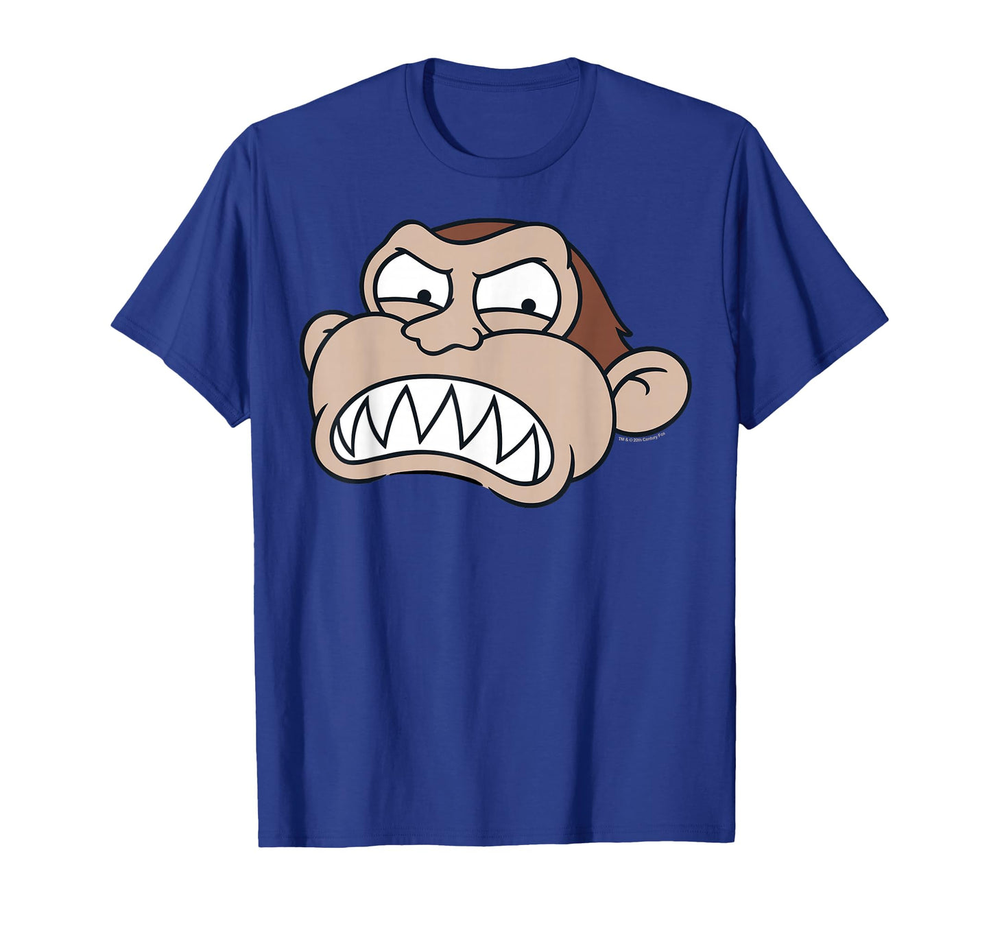 Family Guy Evil Monkey Angry Big Face Big Chest Portrait T-Shirt