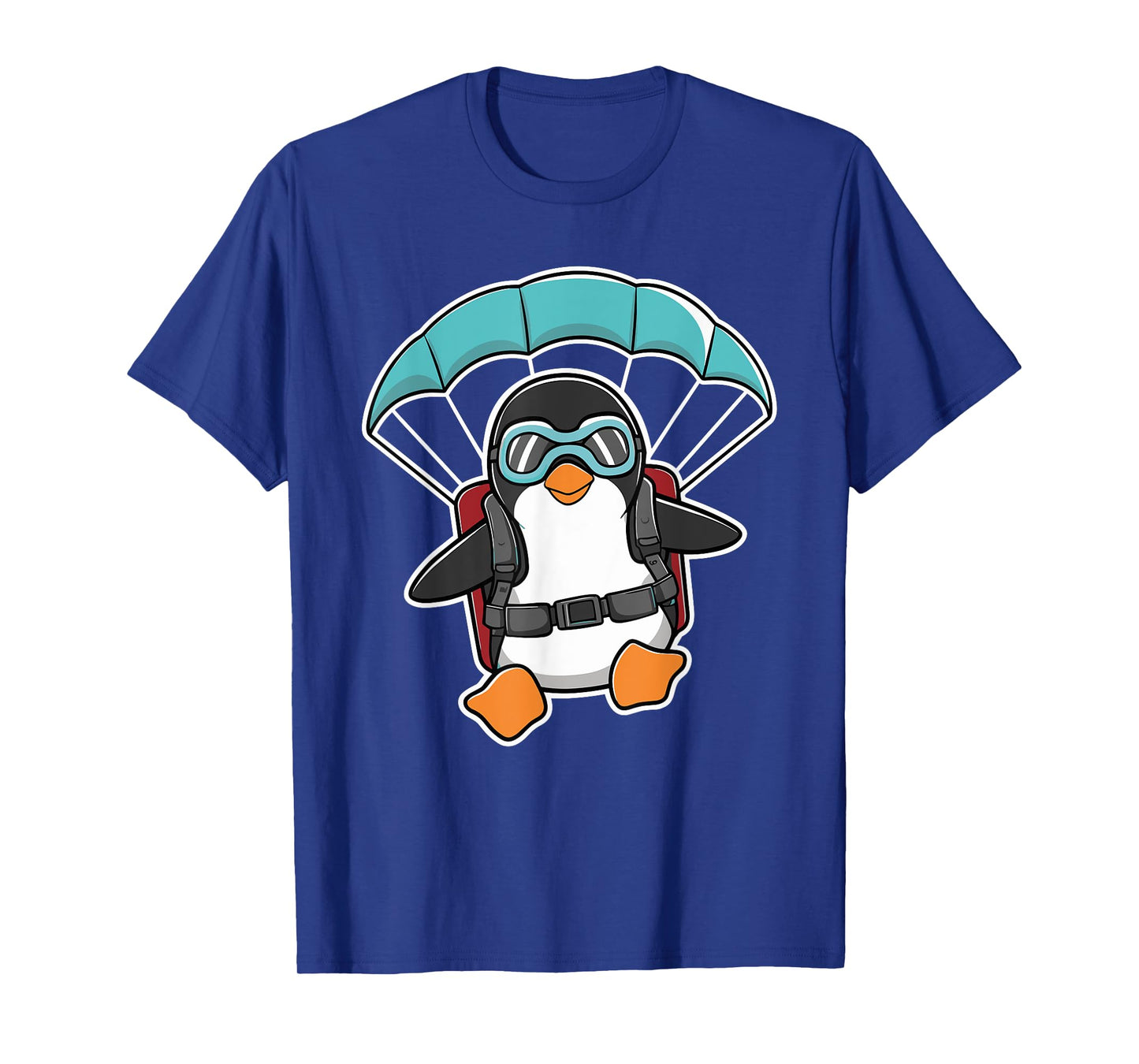 Paragliding Penguin Skydiving Parachute Skydiver T-Shirt