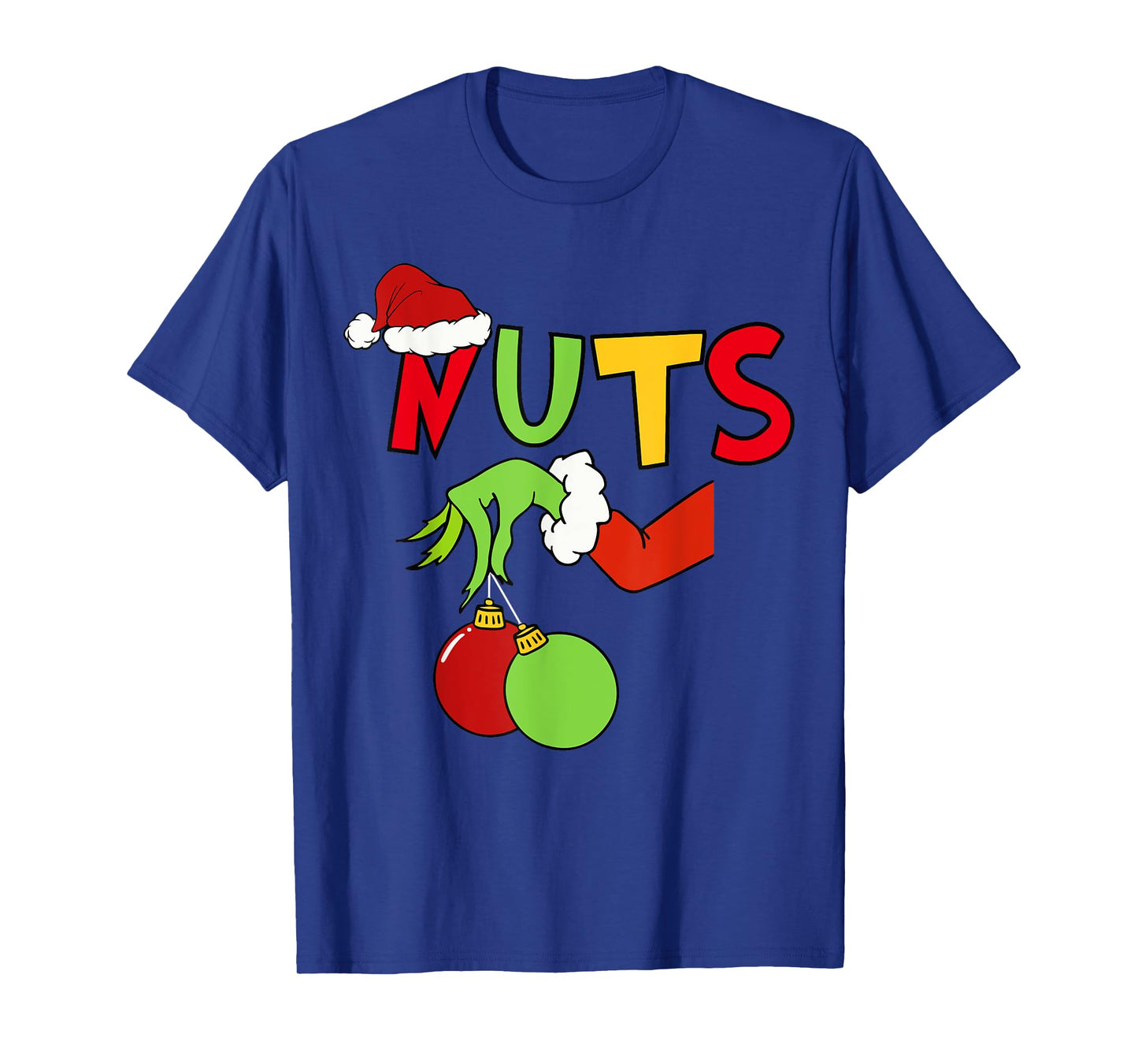 Chest Nuts Merry Christmas Shirt Xmas Matching Couples Men T-Shirt