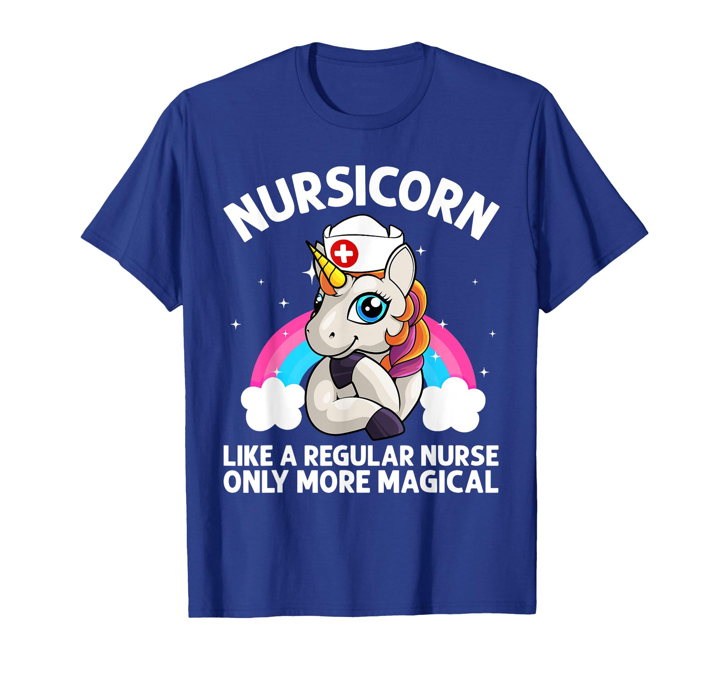 Cool Nurse For Men Women Unicorn Medical Nurses RN Nursing T-Shirt
