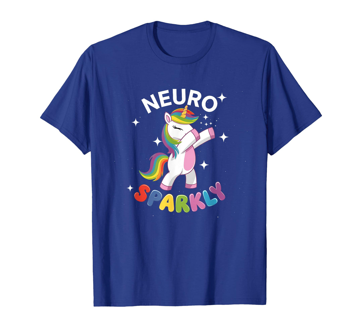 Neurodivergent Neurosparkly Neurodivergence Unicorn ADHD ASD T-Shirt