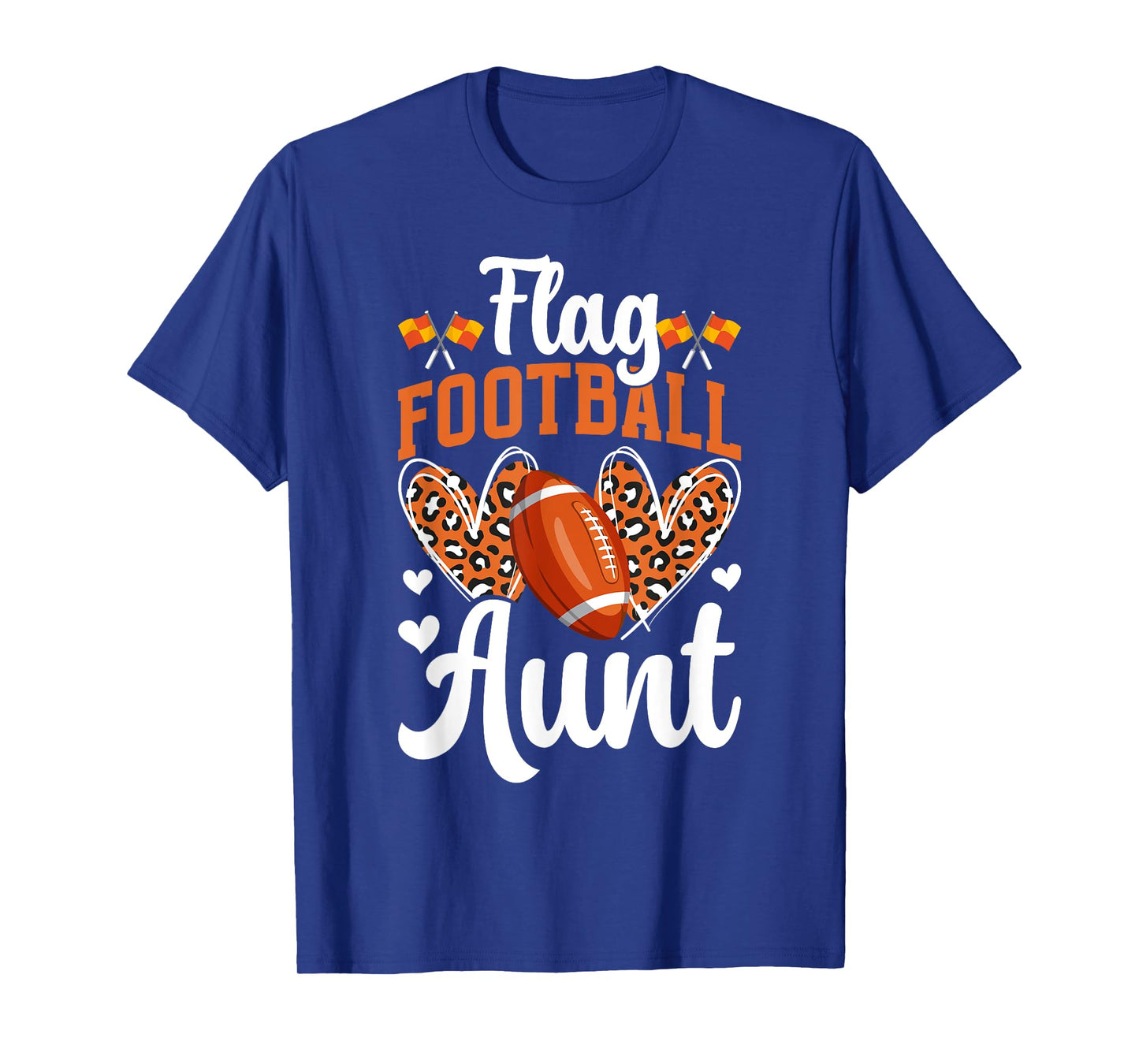 Flag Football Aunt Of A Flag Football Player Auntie T-Shirt