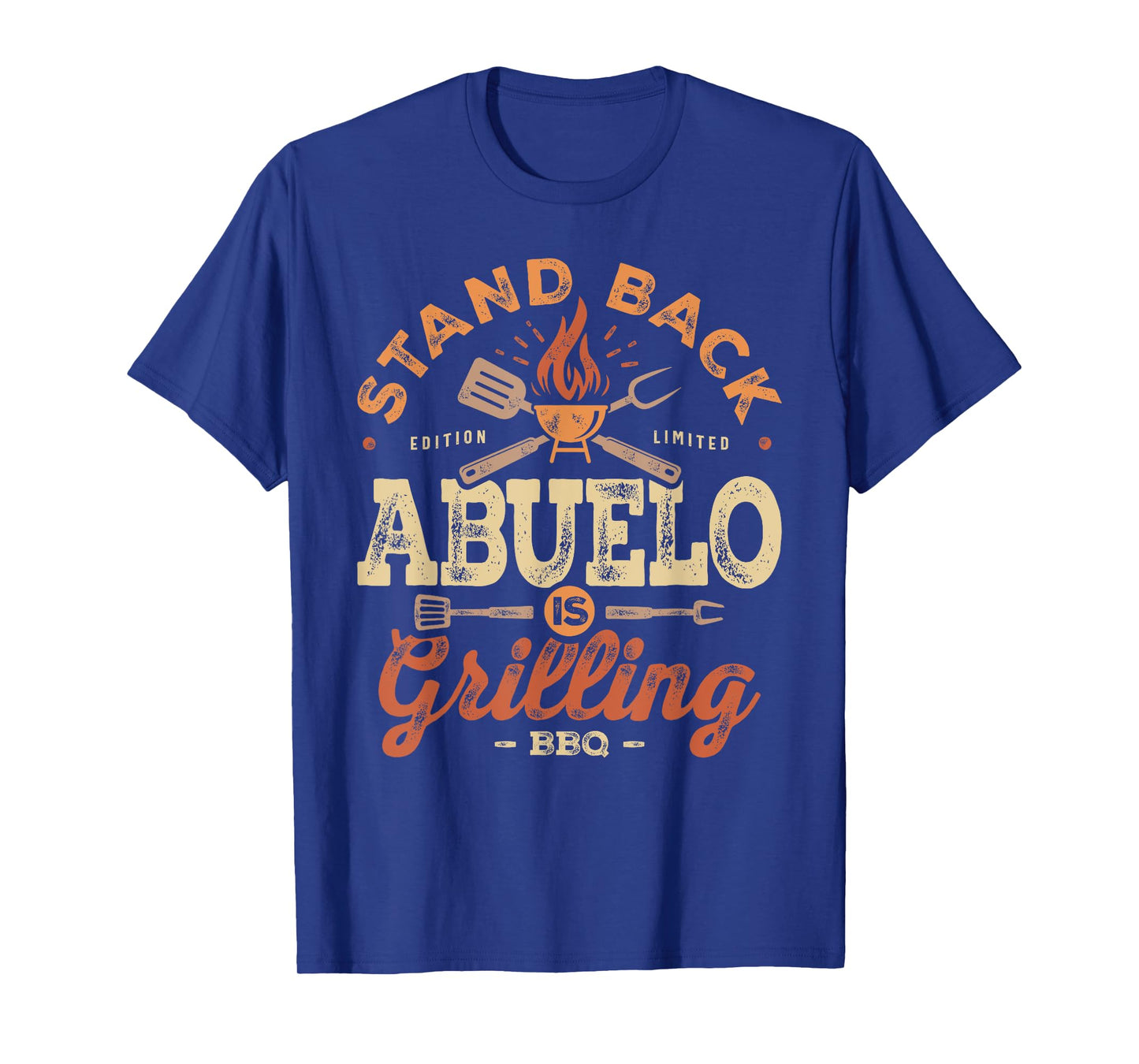Stand Back Abuelo Is Grillin' Funny BBQ Grilling Abuelo T-Shirt