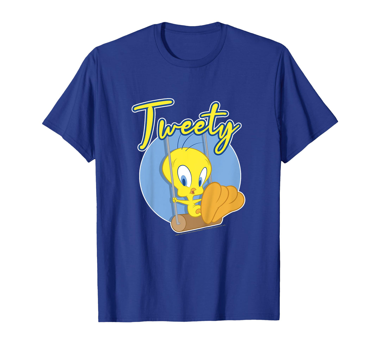 Kids Looney Tunes Youth Tweety Bird Cheeky Swing Vintage Portrait T-Shirt