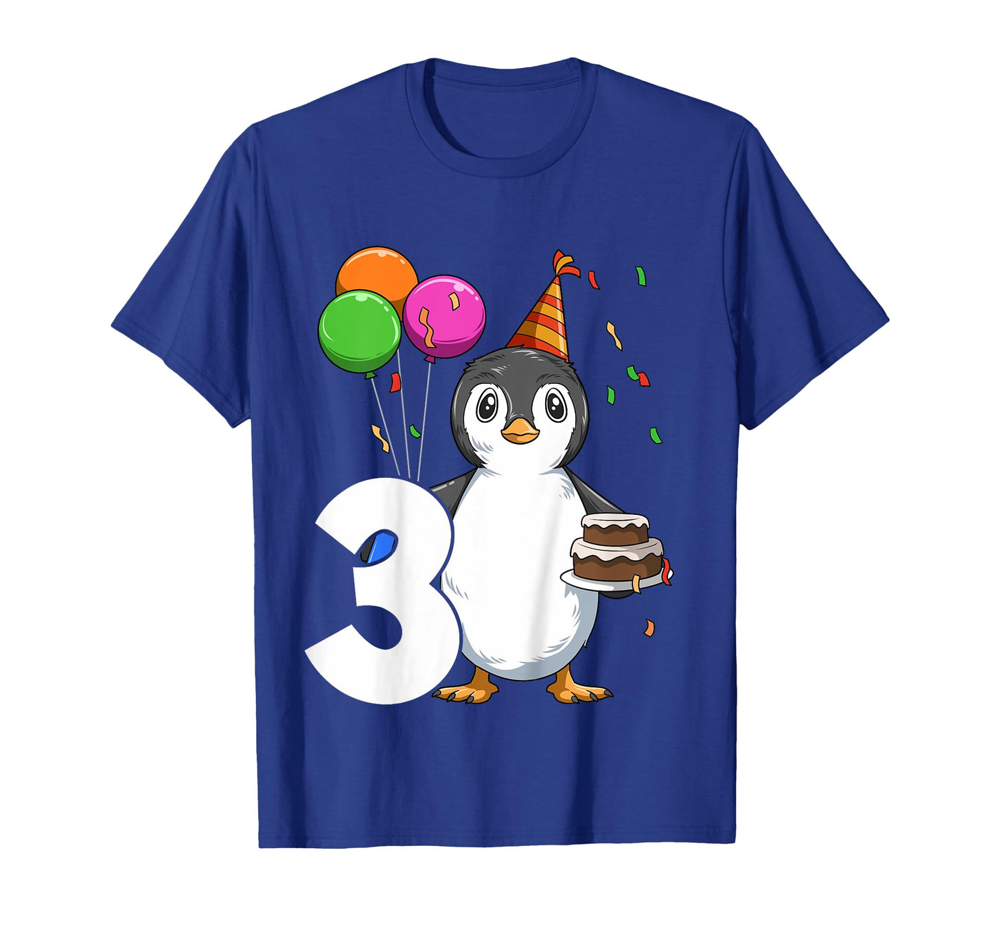 Penguin Birthday 3 Penguin 3rd Birthday Outfit Penguin Party T-Shirt