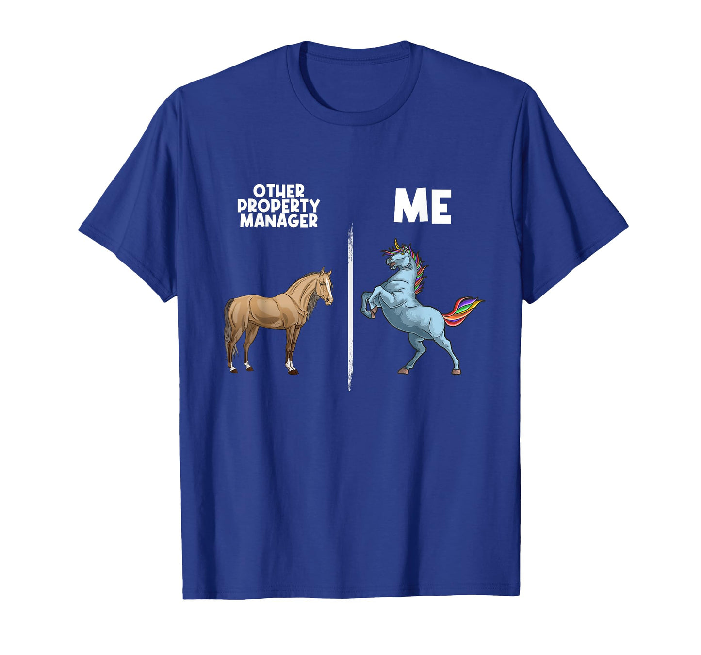Funny Property Manager Gift Unicorn Real Estate Management T-Shirt