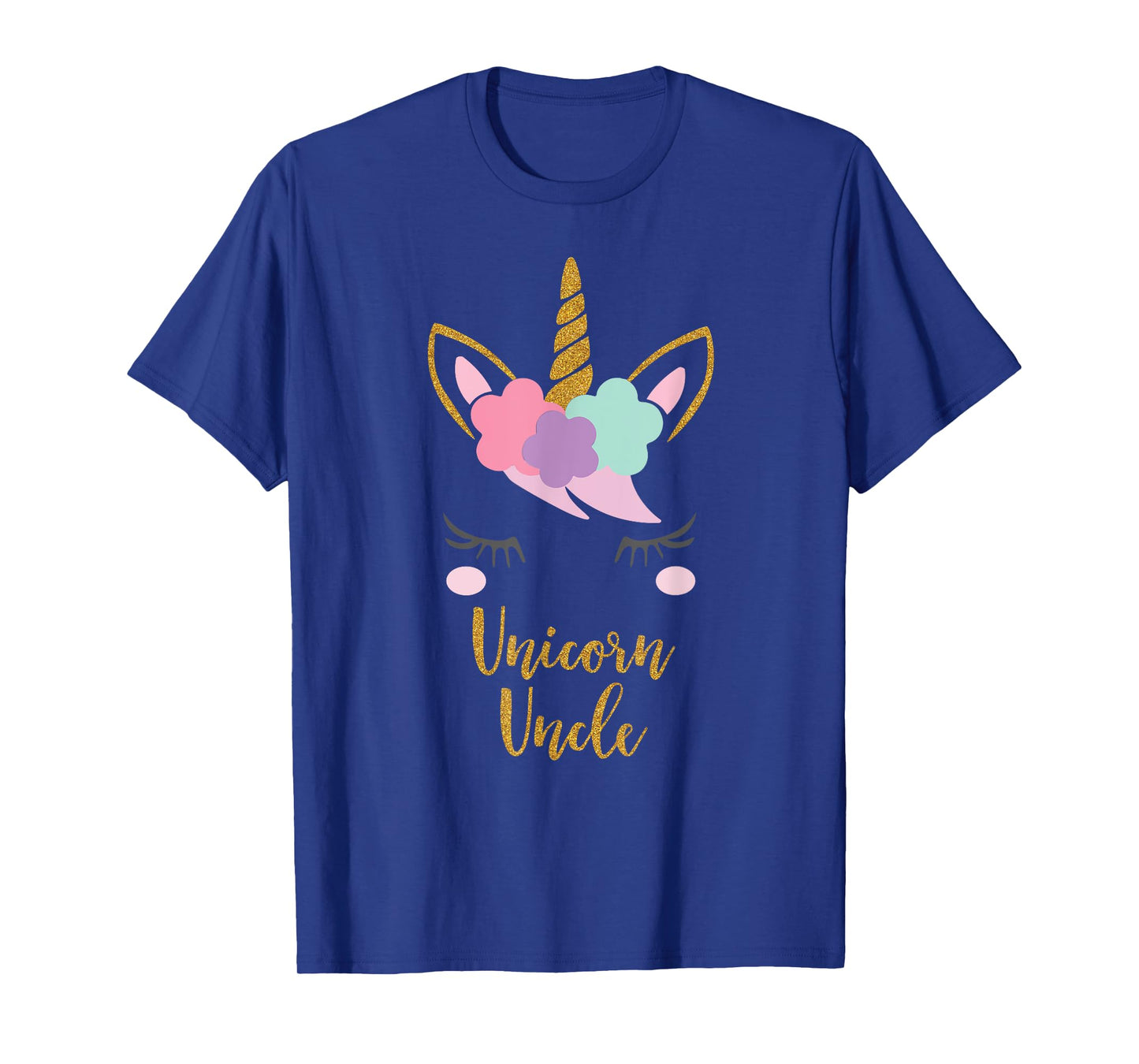 Unicorn Uncle Shirt, Uncle of the Birthday Girl Gift T-Shirt