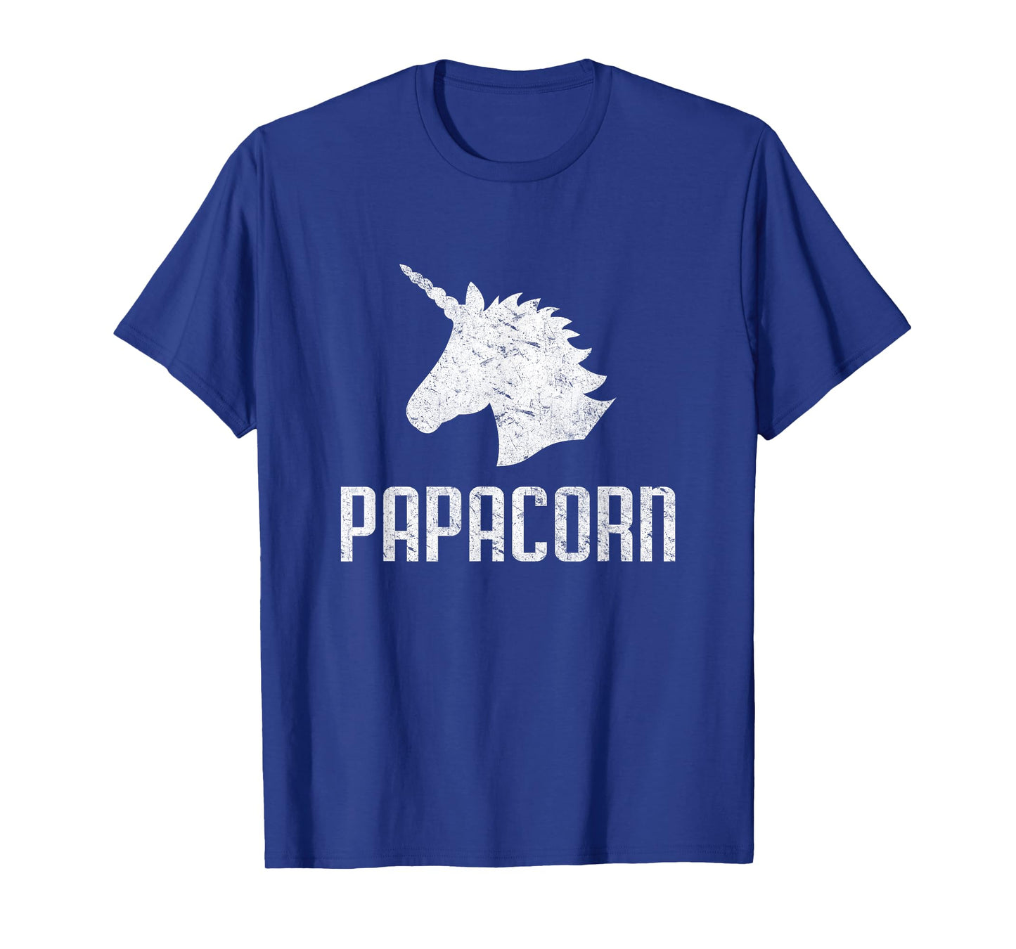 Papa Corn Unicorn Dad T-Shirt Funny Matching Birthday Party T-Shirt