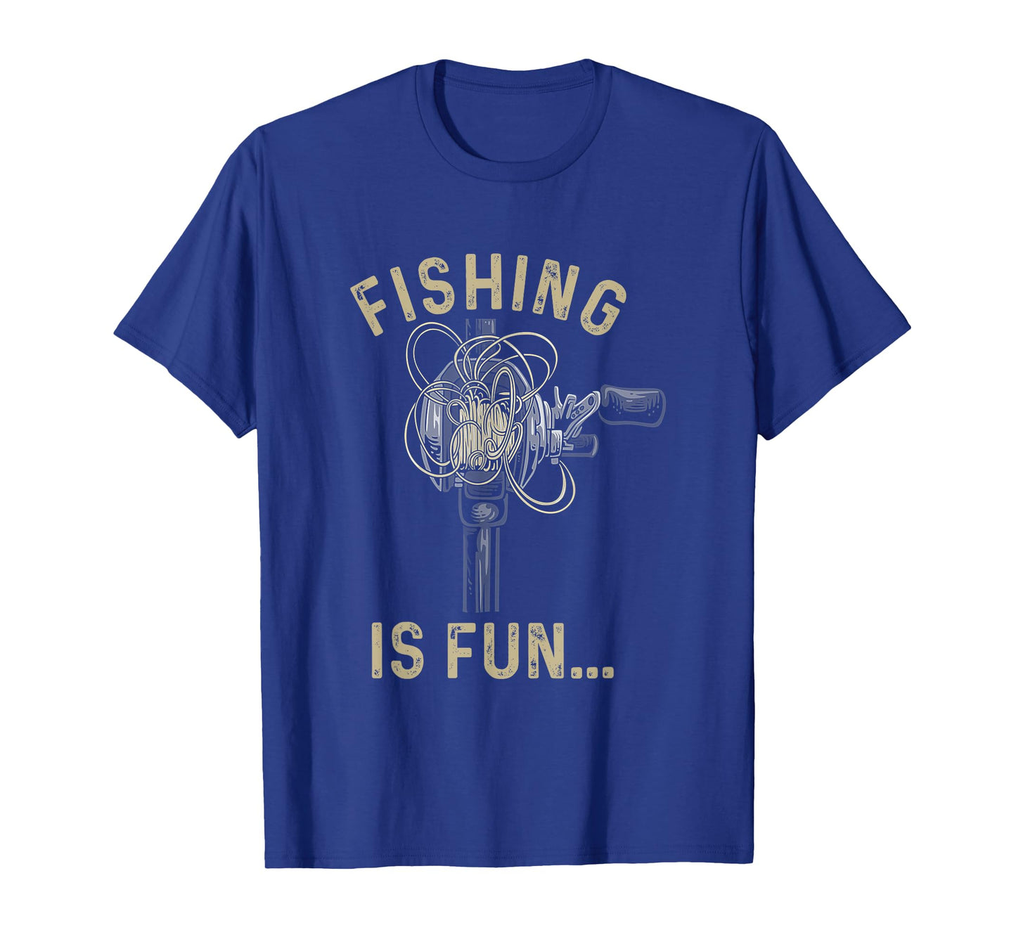 Fishing is fun Bird's Nest Funny T-Shirt