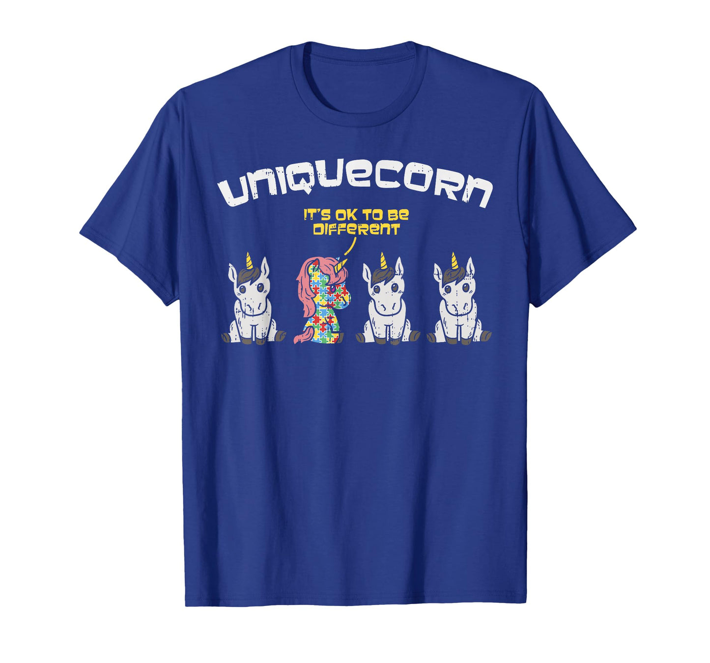Autism Awareness Shirt Unicorn Autistic Girls Uniquecorn T-Shirt