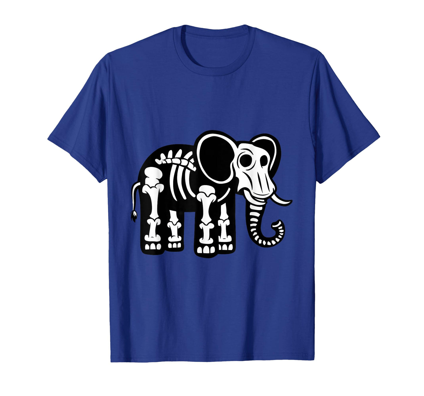 Cute Halloween Elephant Skeleton Animal Fossils Archeologist T-Shirt