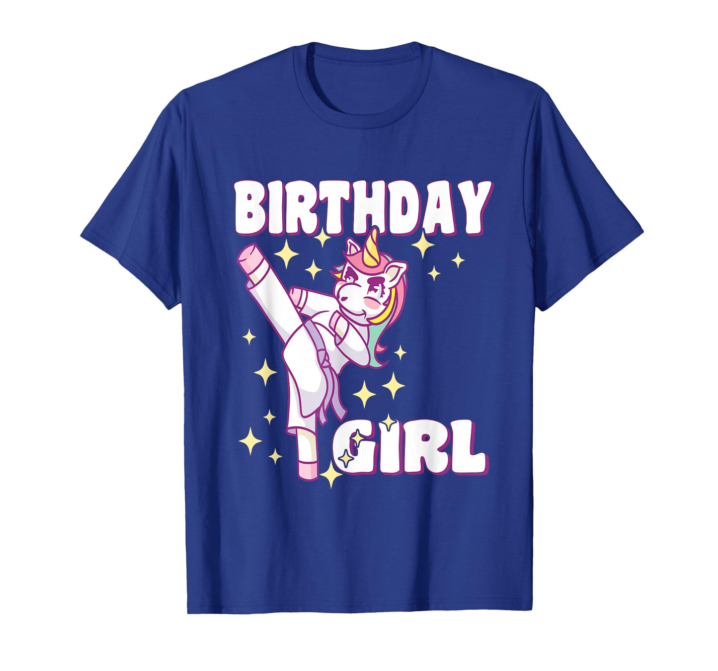 Birthday Karate Unicorn Girl T-Shirt