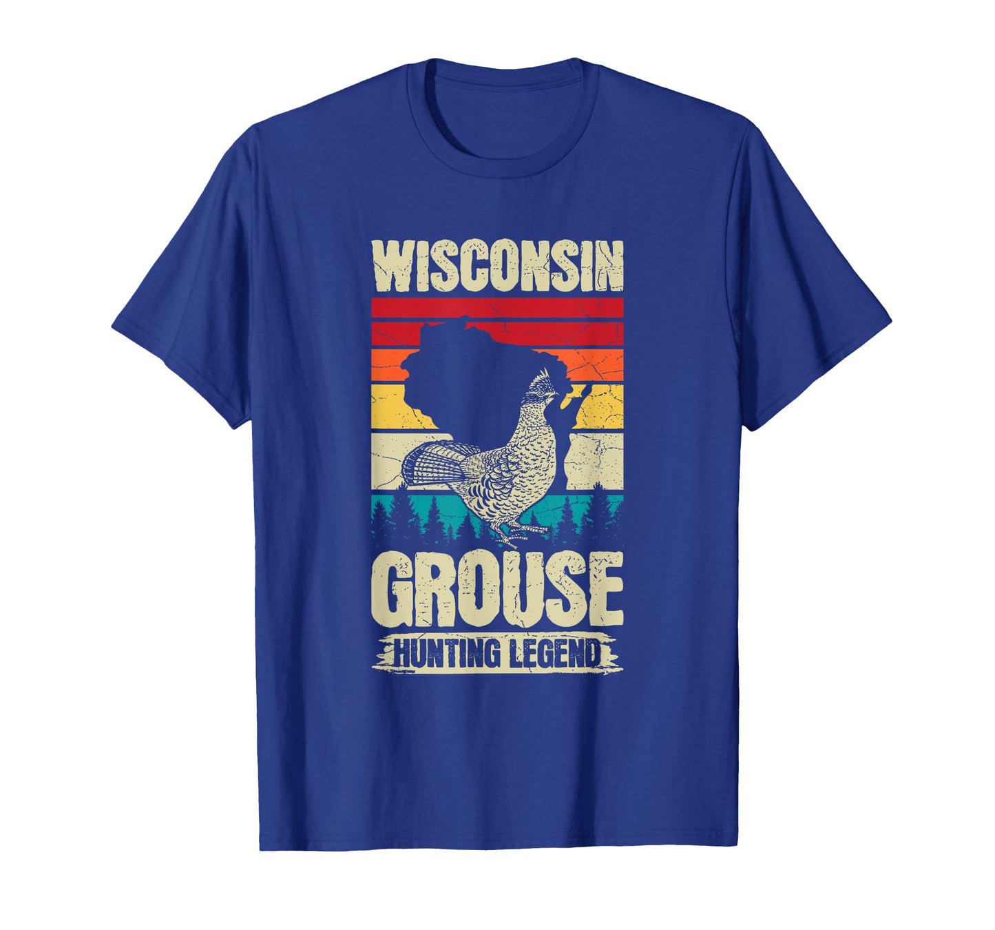 Wisconsin Grouse Hunting Design for a Ruffed Grouse expert T-Shirt