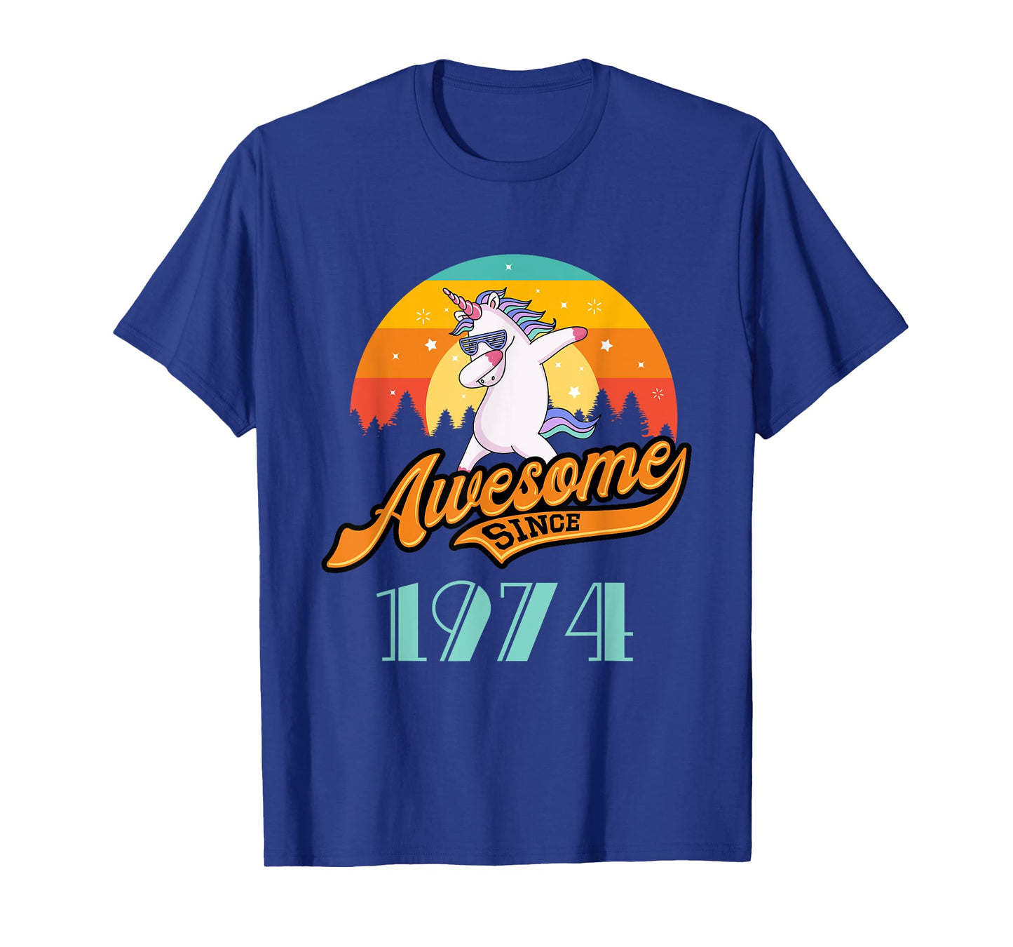 Awesome since 1974 - Year of Birth & Birthday Gift T-Shirt