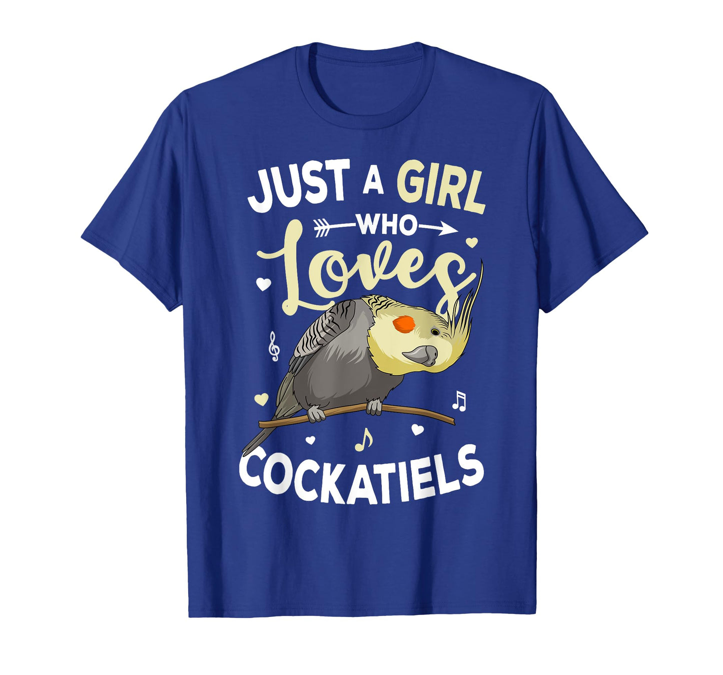 Just a Girl who loves Cockatiels Bird Cockatiel T-Shirt