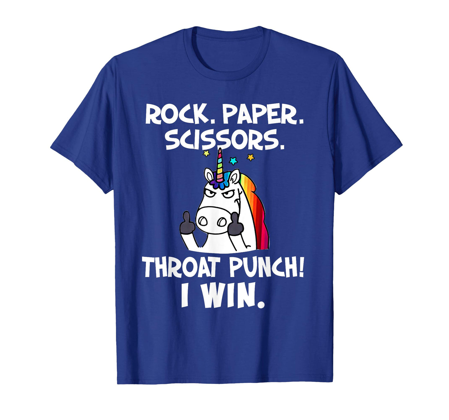 Rock Paper Scissors With The Coolest Unicorn Ever T-Shirt