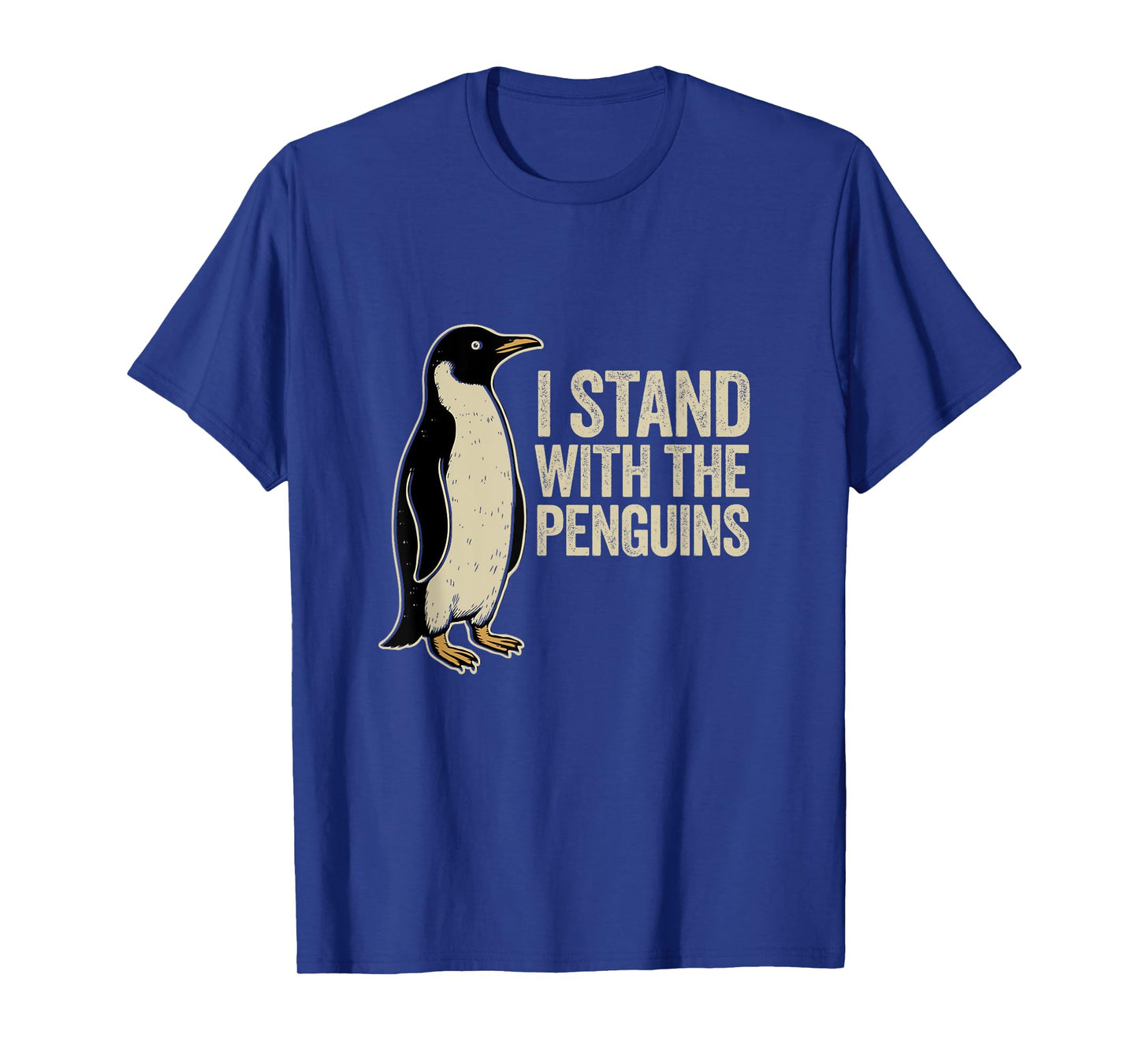 I Stand With The Penguins Vintage Protest Statement T-Shirt