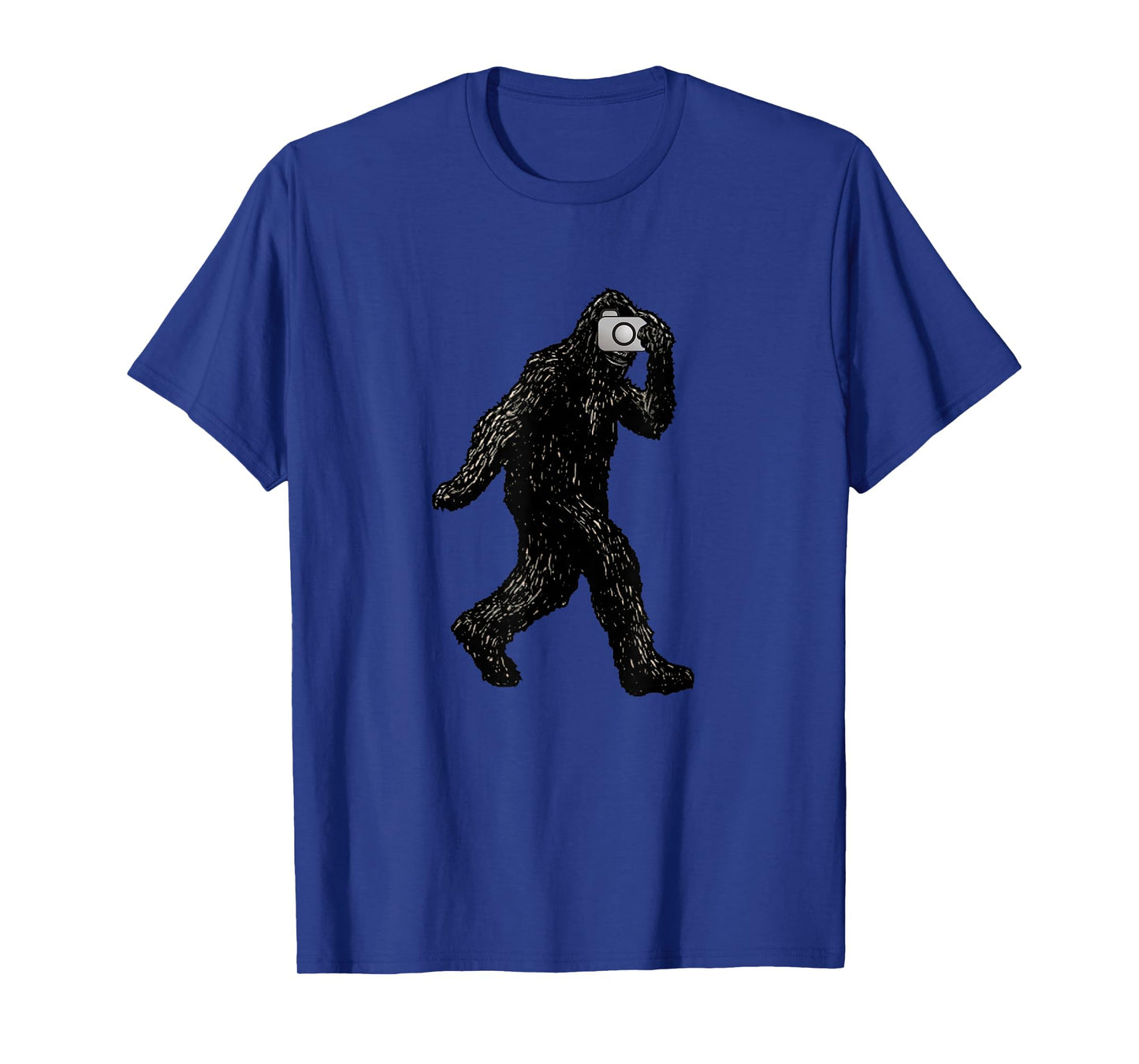 Bigfoot With Camera - Funny Photography Selfie T-Shirt