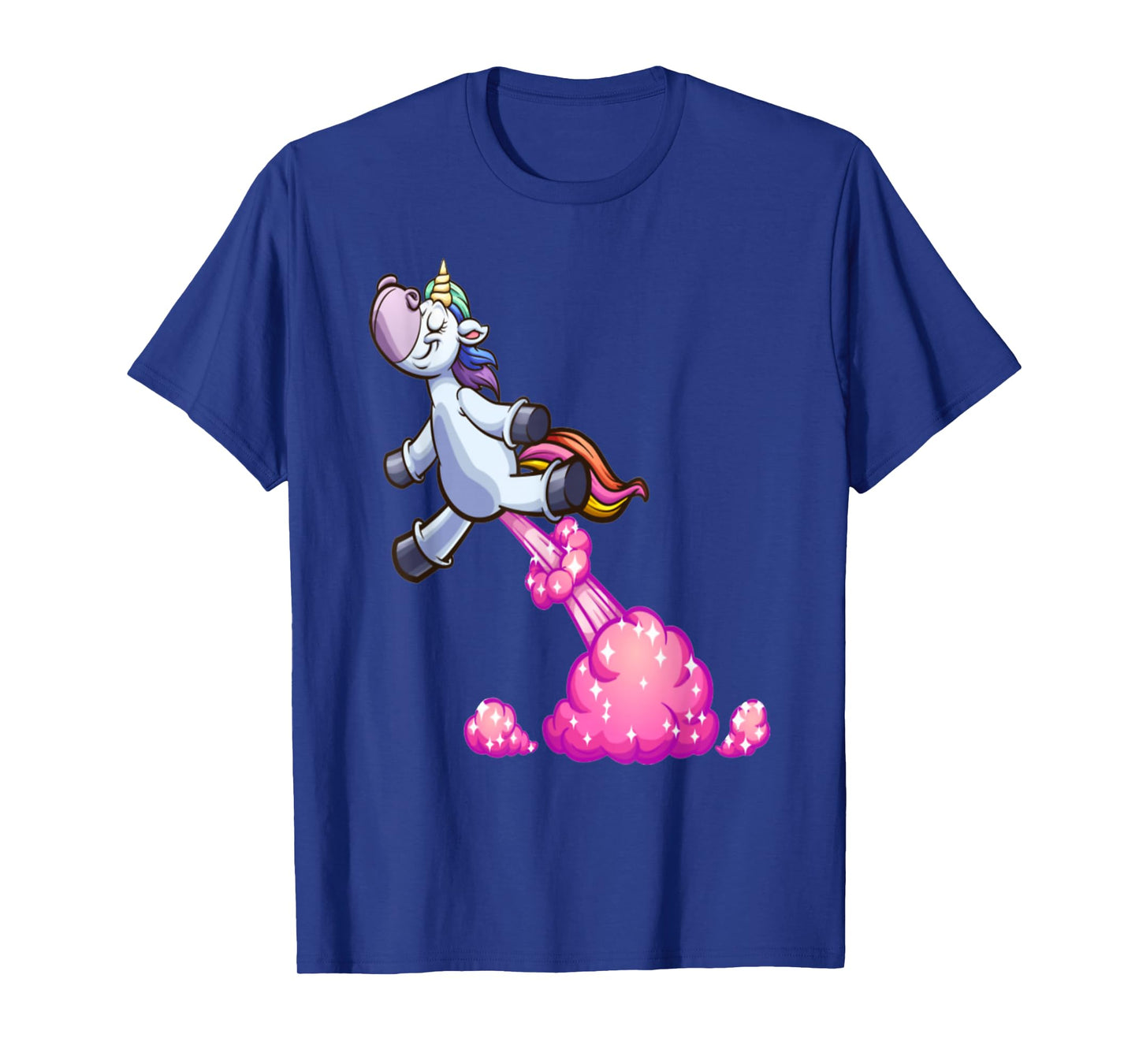 Farting Unicorn Funny Unicorn Rainbow Farts T-Shirt