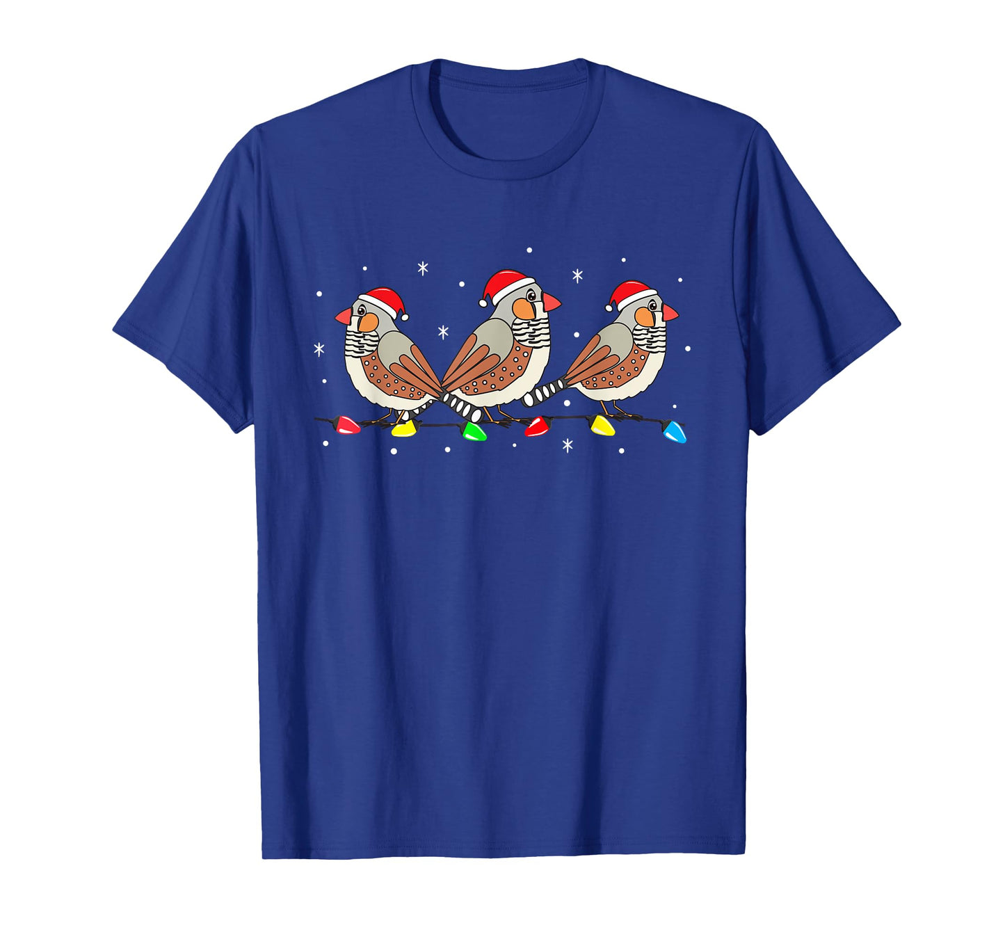 Zebra Fink Bird Christmas Funny Gift T-Shirt