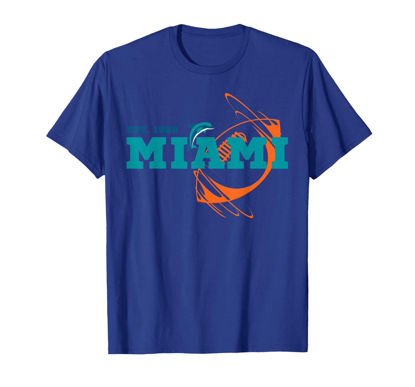Miami EST 1966 Sports Team Athletic Ball Novelty T-Shirt
