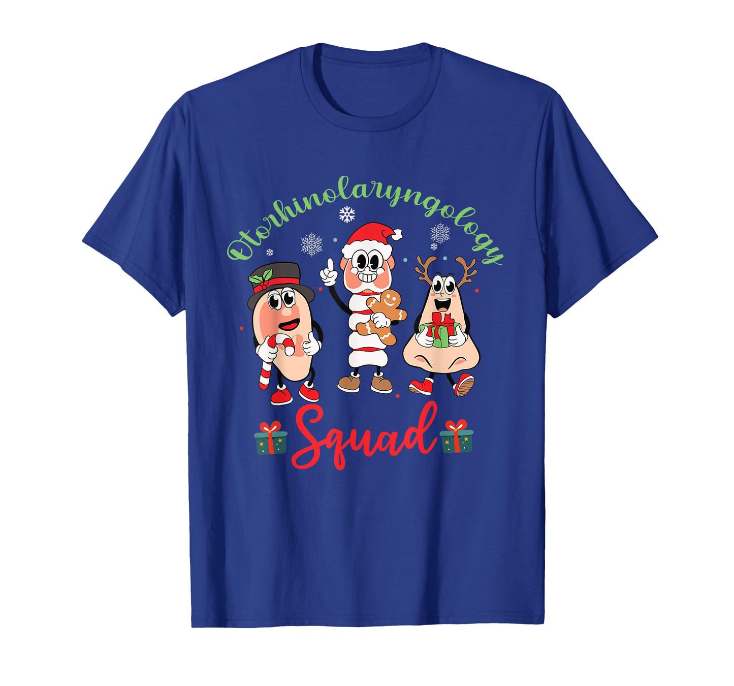Otolaryngologist Squad ENT Nurse Christmas Xmas Holiday T-Shirt
