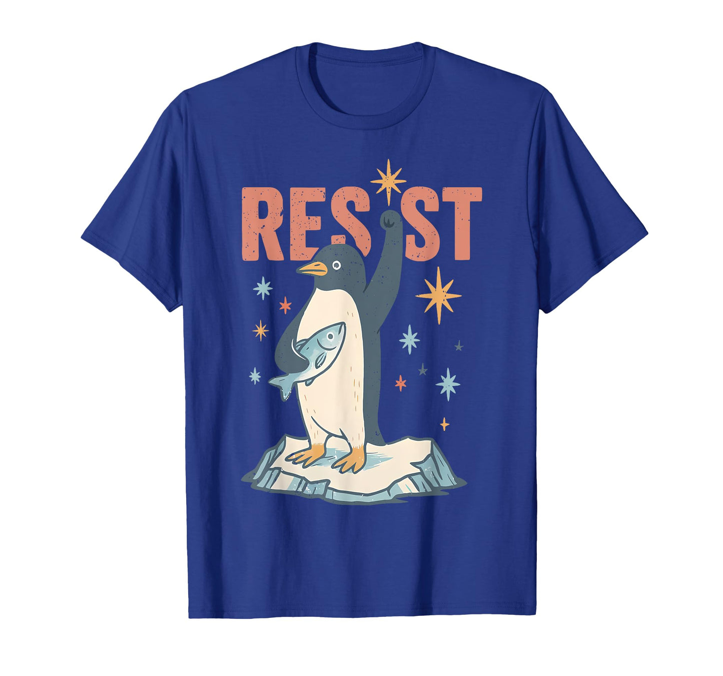 Funny Penguin Resist Penguins Protest Against Tariffs T-Shirt
