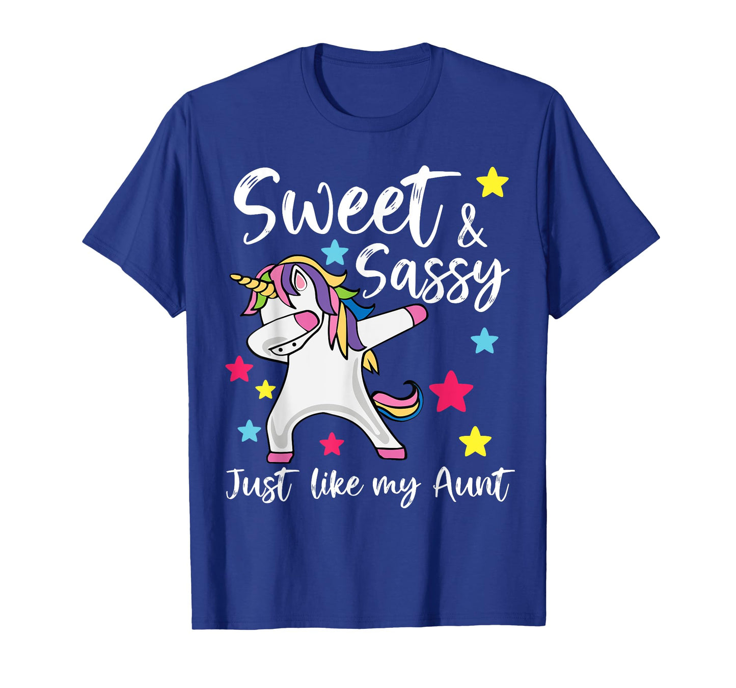 Sassy Like My Aunt Unicorn Cute Matching Aunt T-Shirt