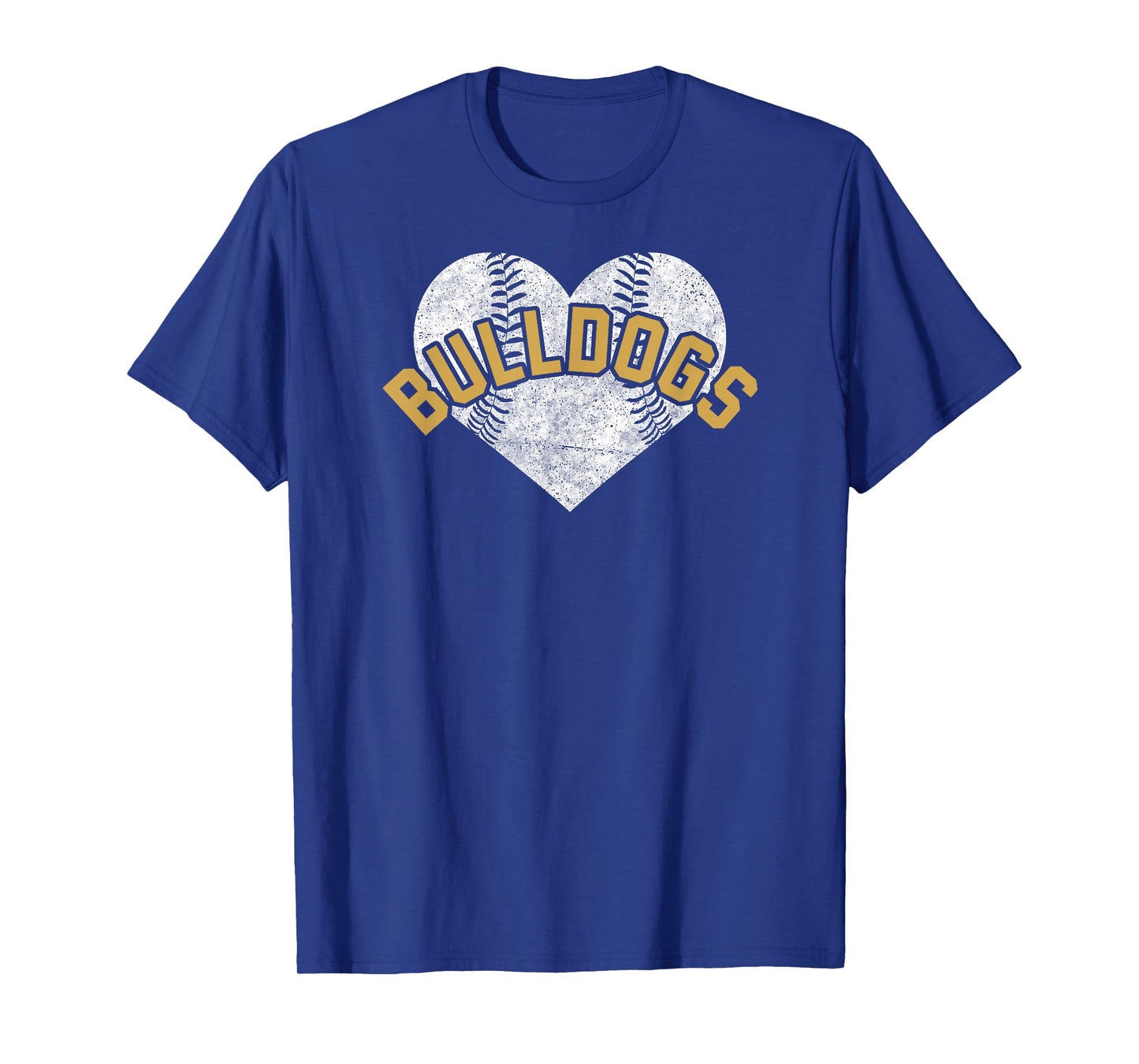 Bulldogs Baseball Softball Shirt High School Team Mascot Mom T-Shirt