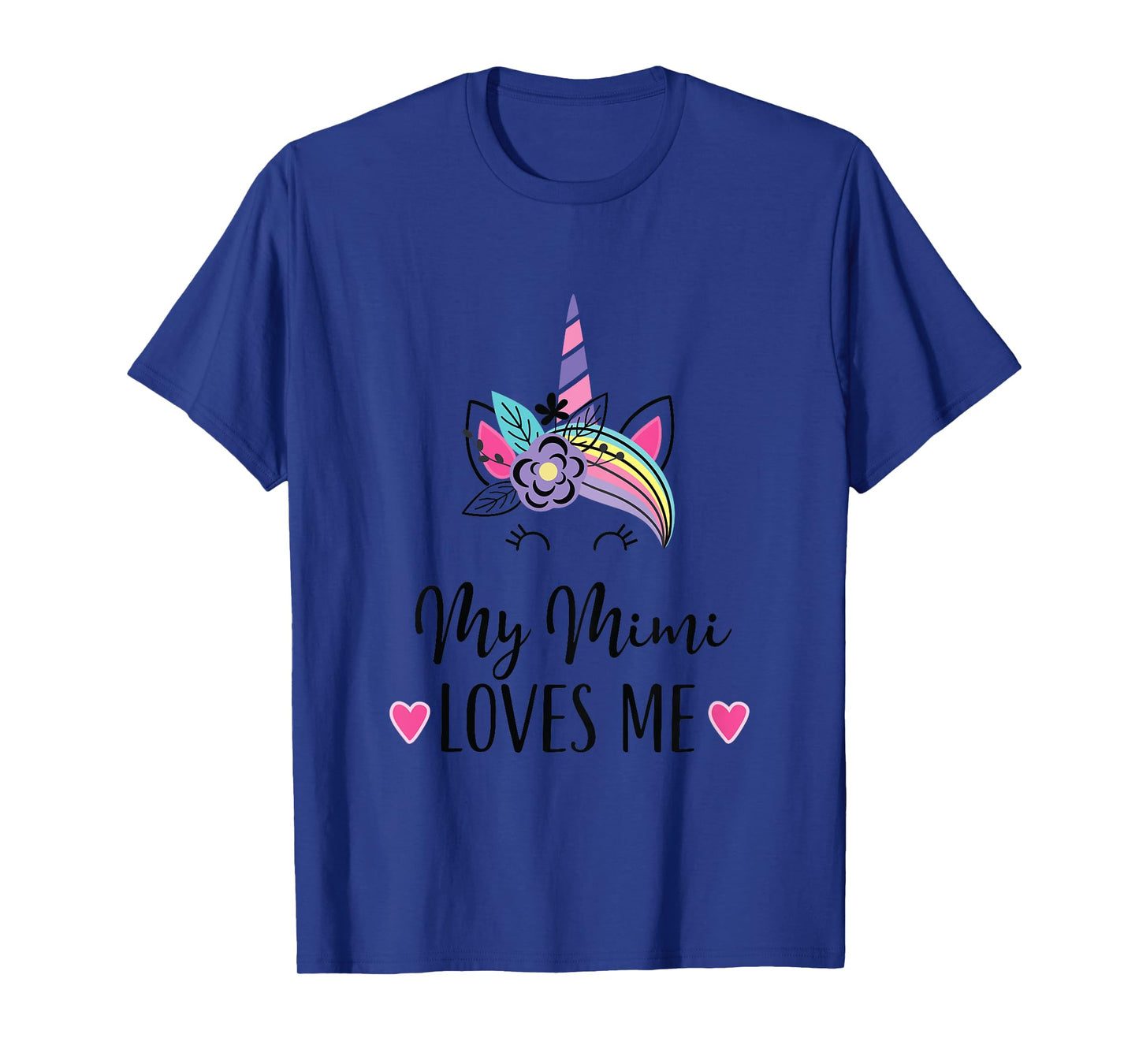 Kids My Mimi Loves Me Unicorn Granddaughter T-Shirt
